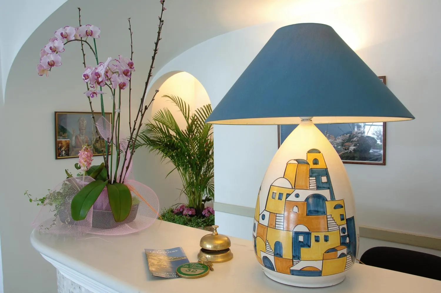 Lobby or reception in Hotel Le Fioriere