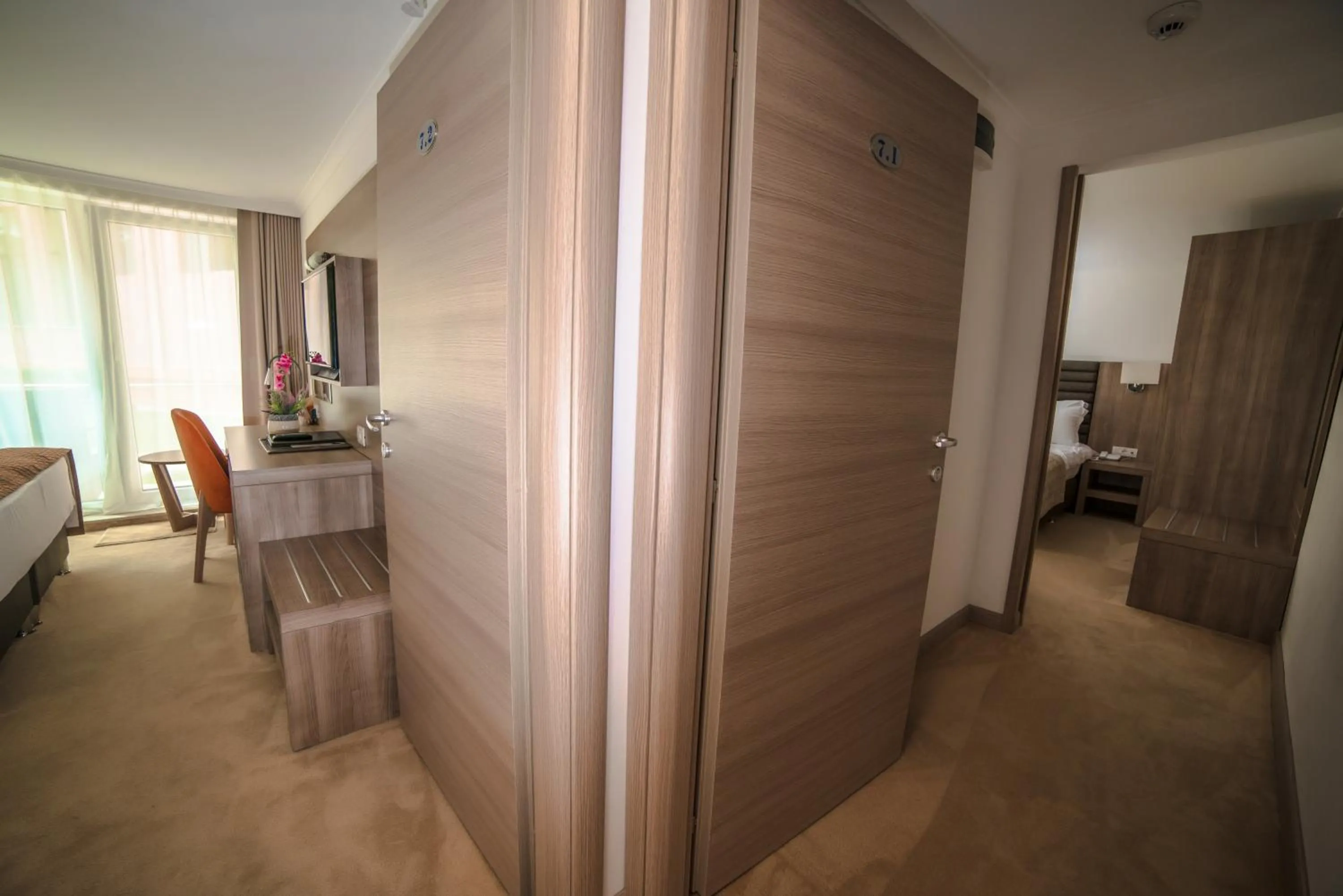 Photo of the whole room, Bed in Hotel Saturn