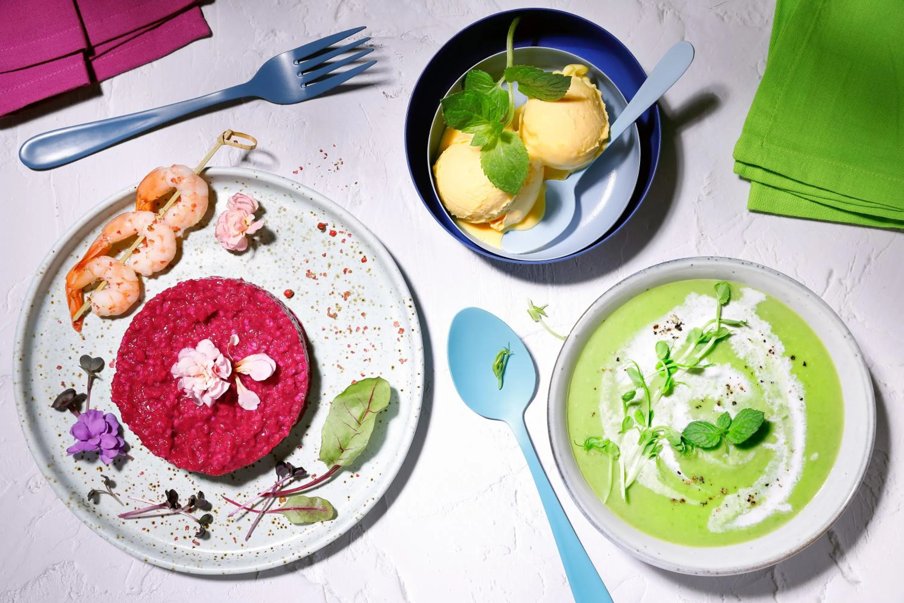 Food in Robinson Soma Bay