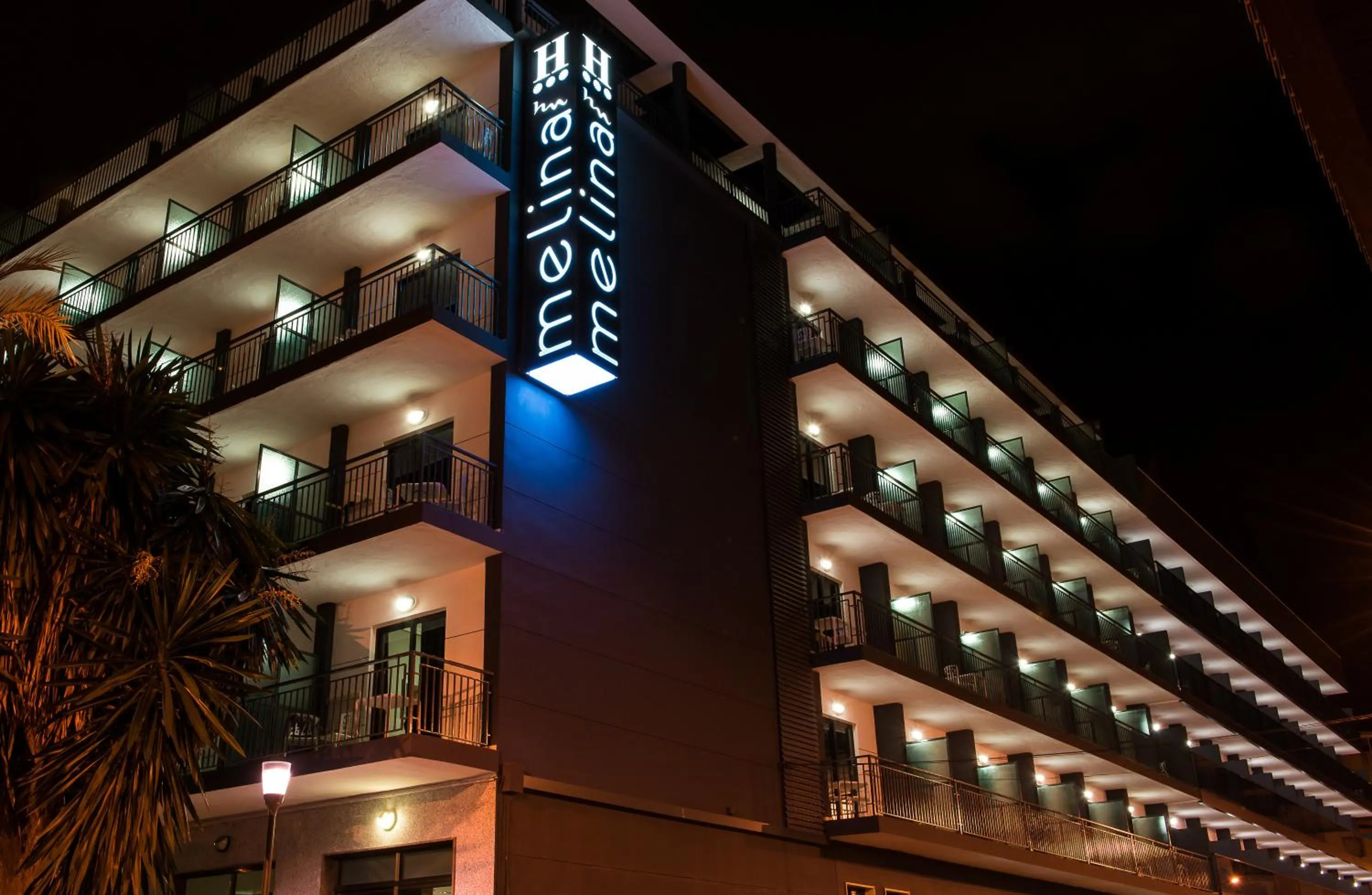 Facade/entrance in Hotel Melina