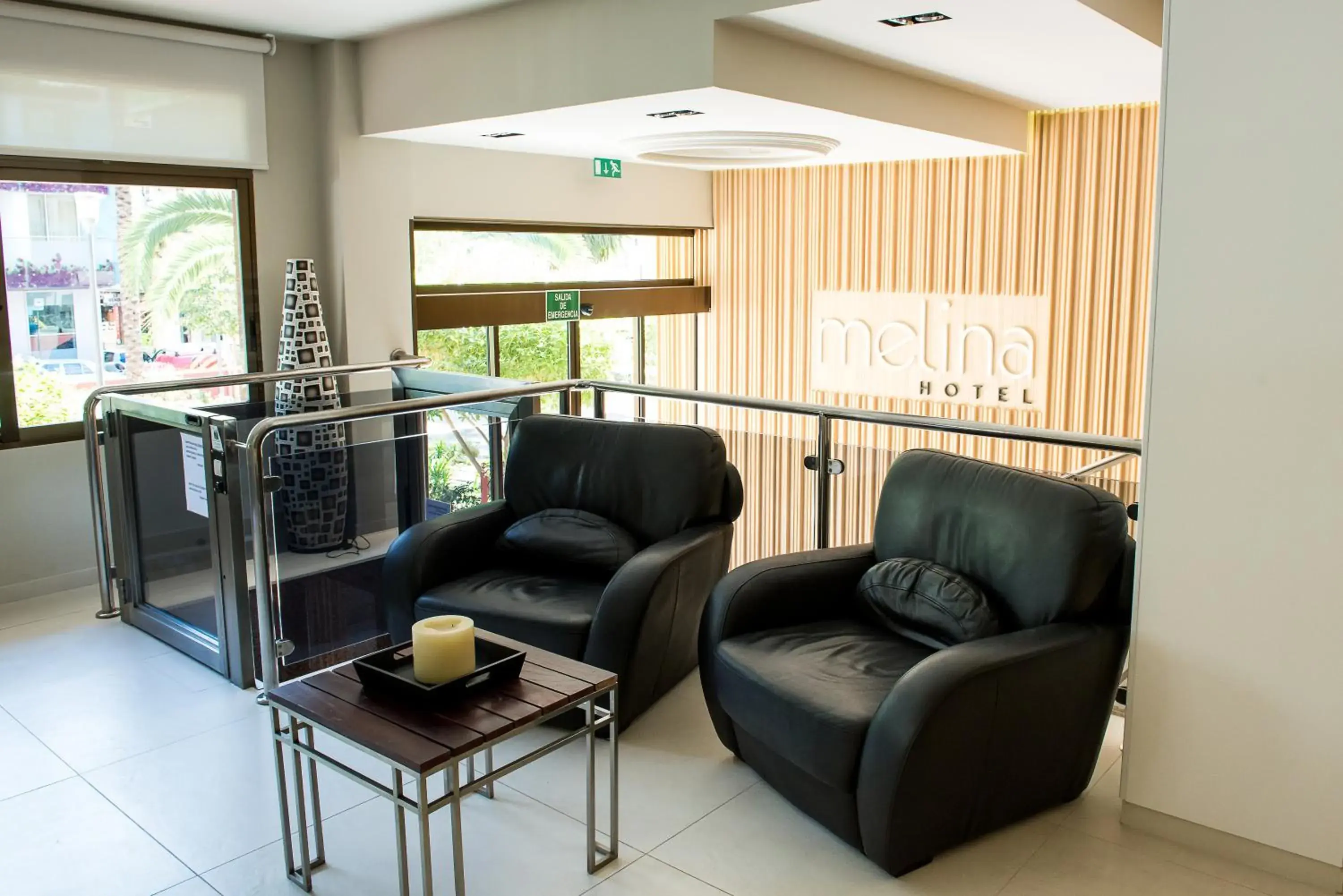 Lobby or reception in Hotel Melina Lobby or reception in Hotel Melina