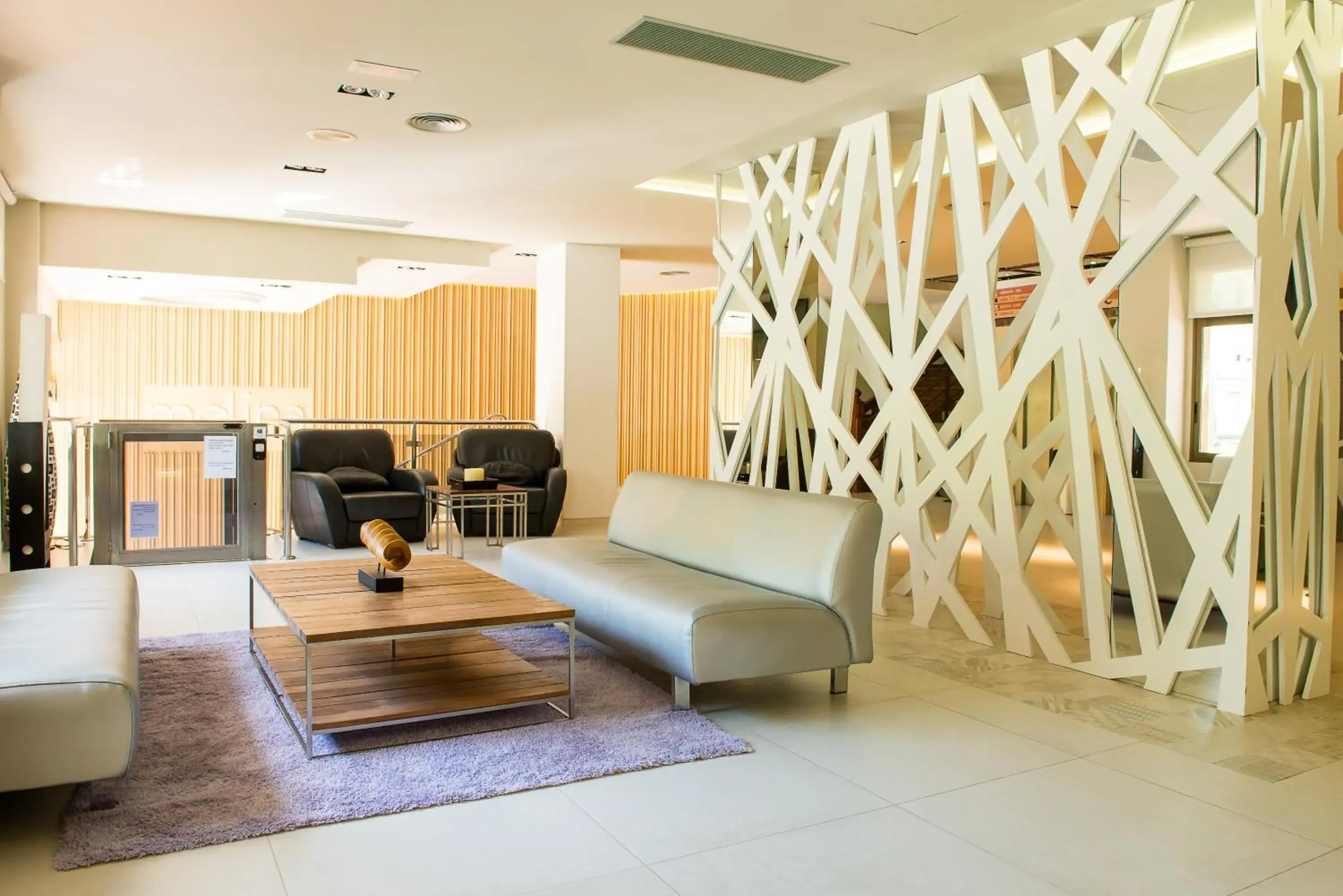 Lobby or reception in Hotel Melina Lobby or reception in Hotel Melina