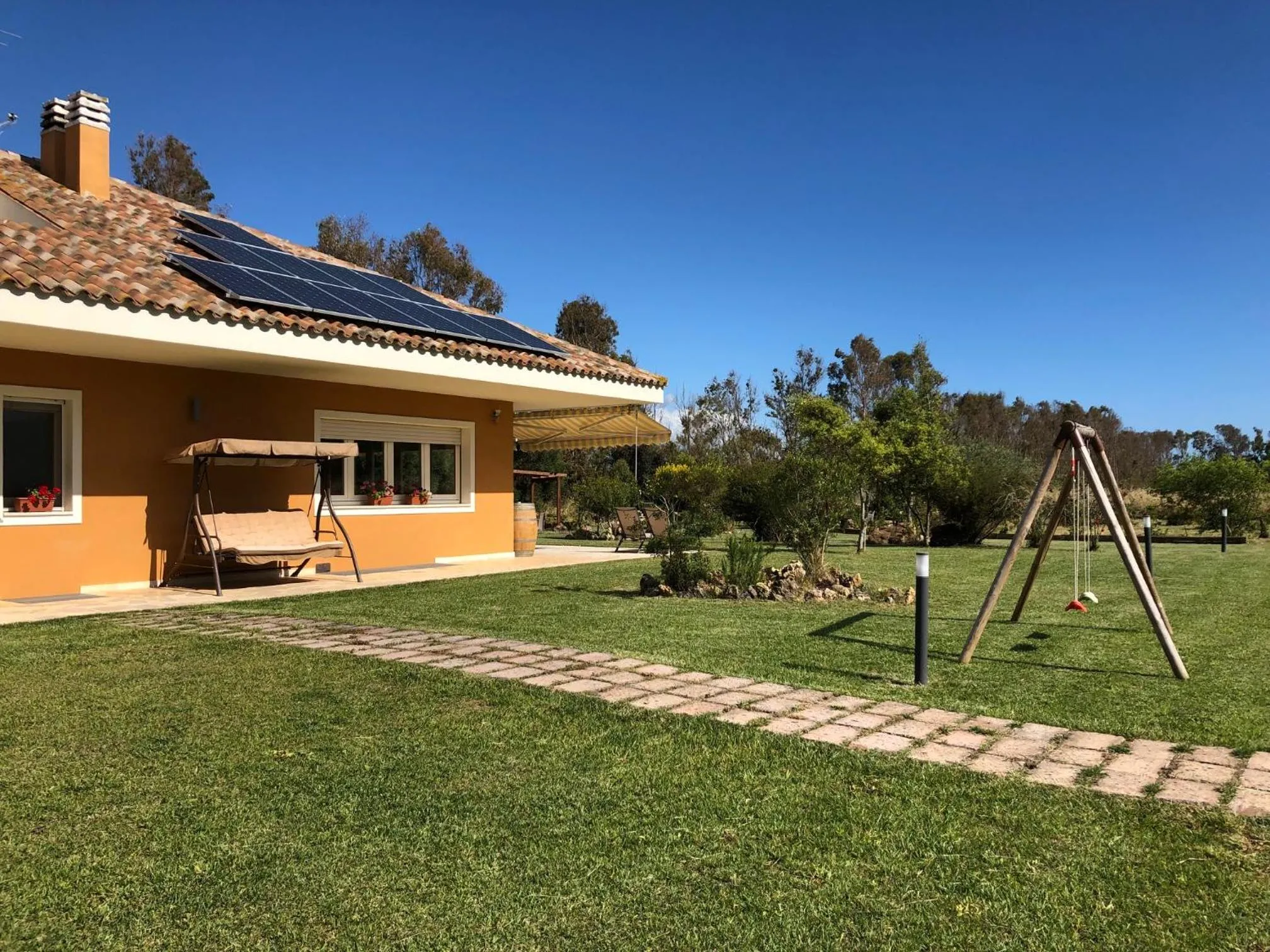 Children play ground in Villa Arzilla Sardegna