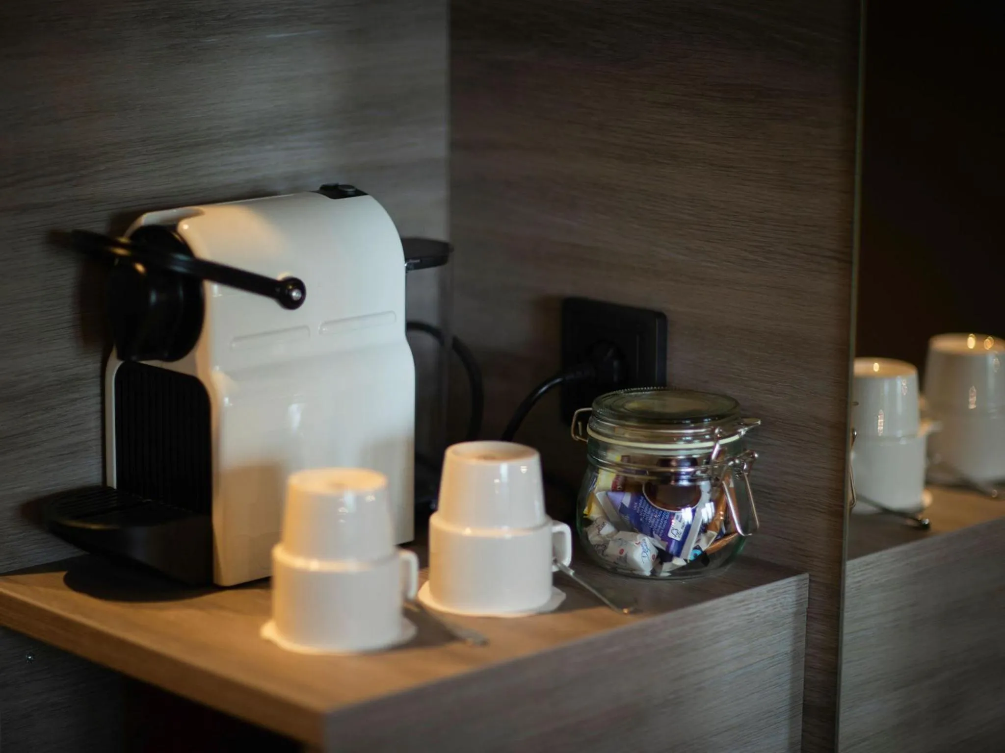 Coffee/tea facilities in Hotel Pommern