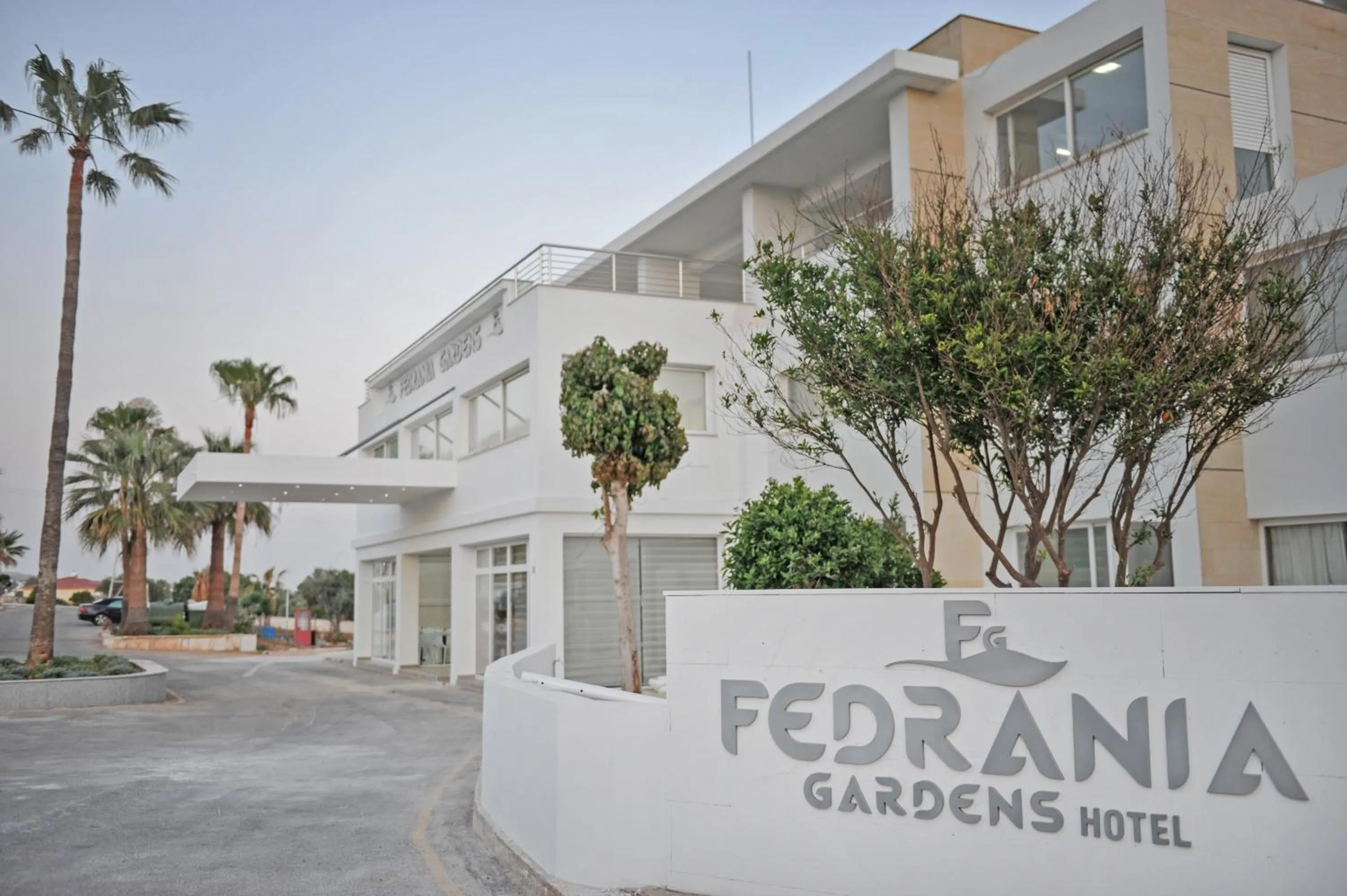 Facade/entrance in Fedrania Gardens Hotel