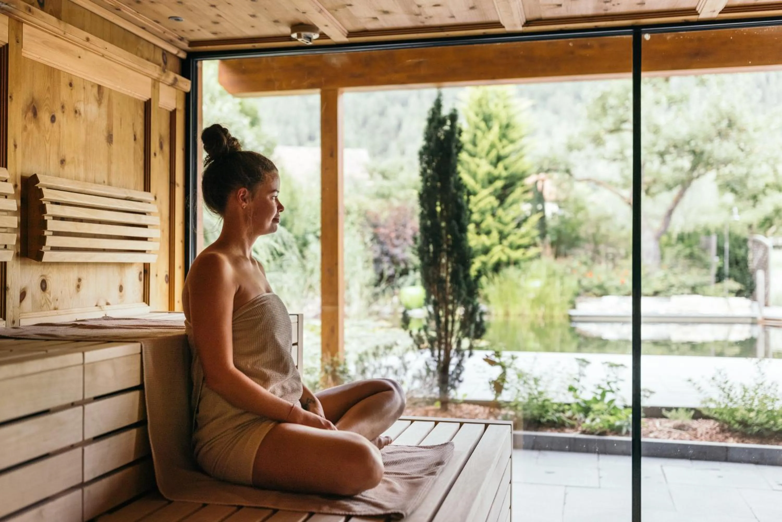 Sauna in Gartenhotel Linde 4 Sterne Superior