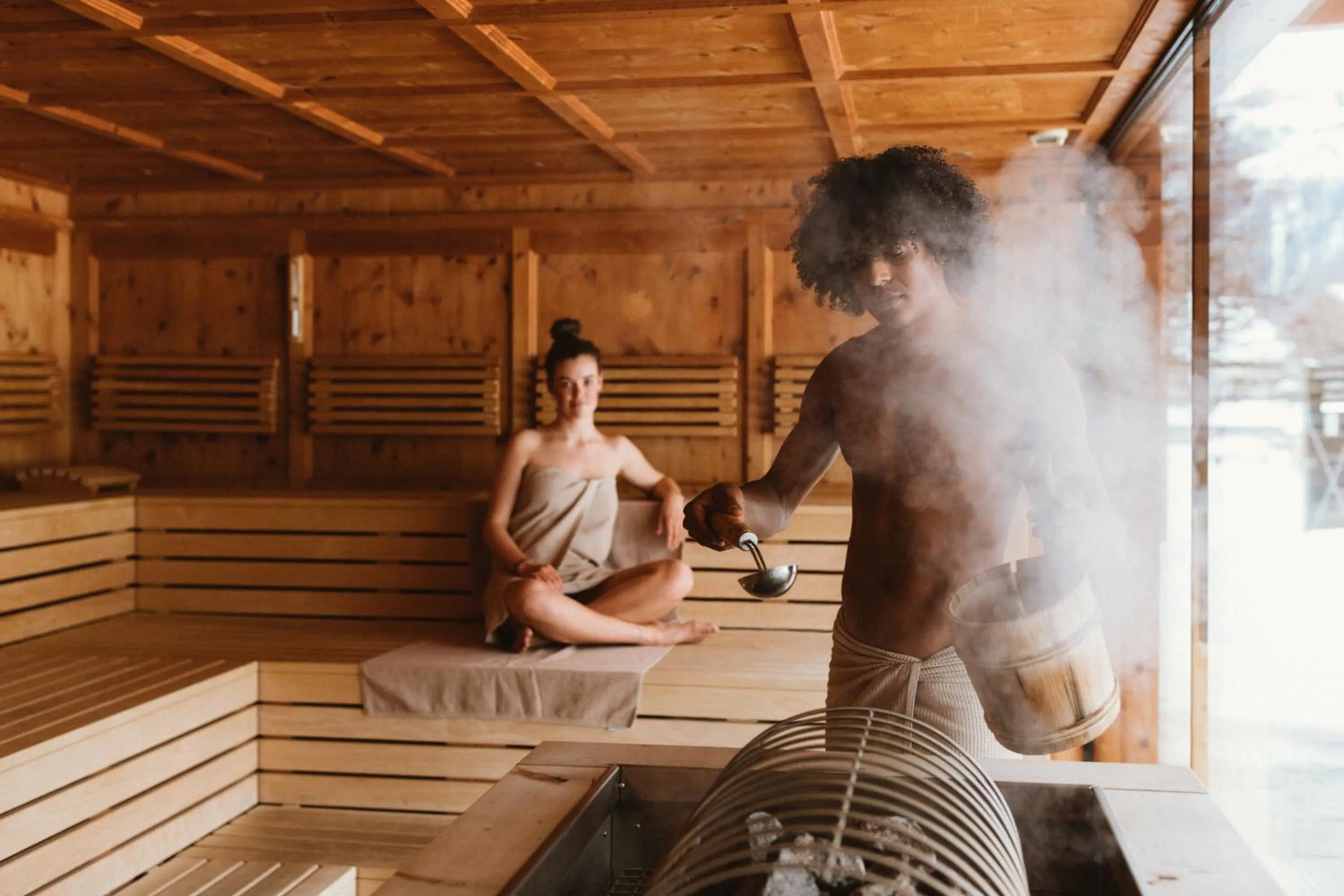 Sauna in Gartenhotel Linde 4 Sterne Superior