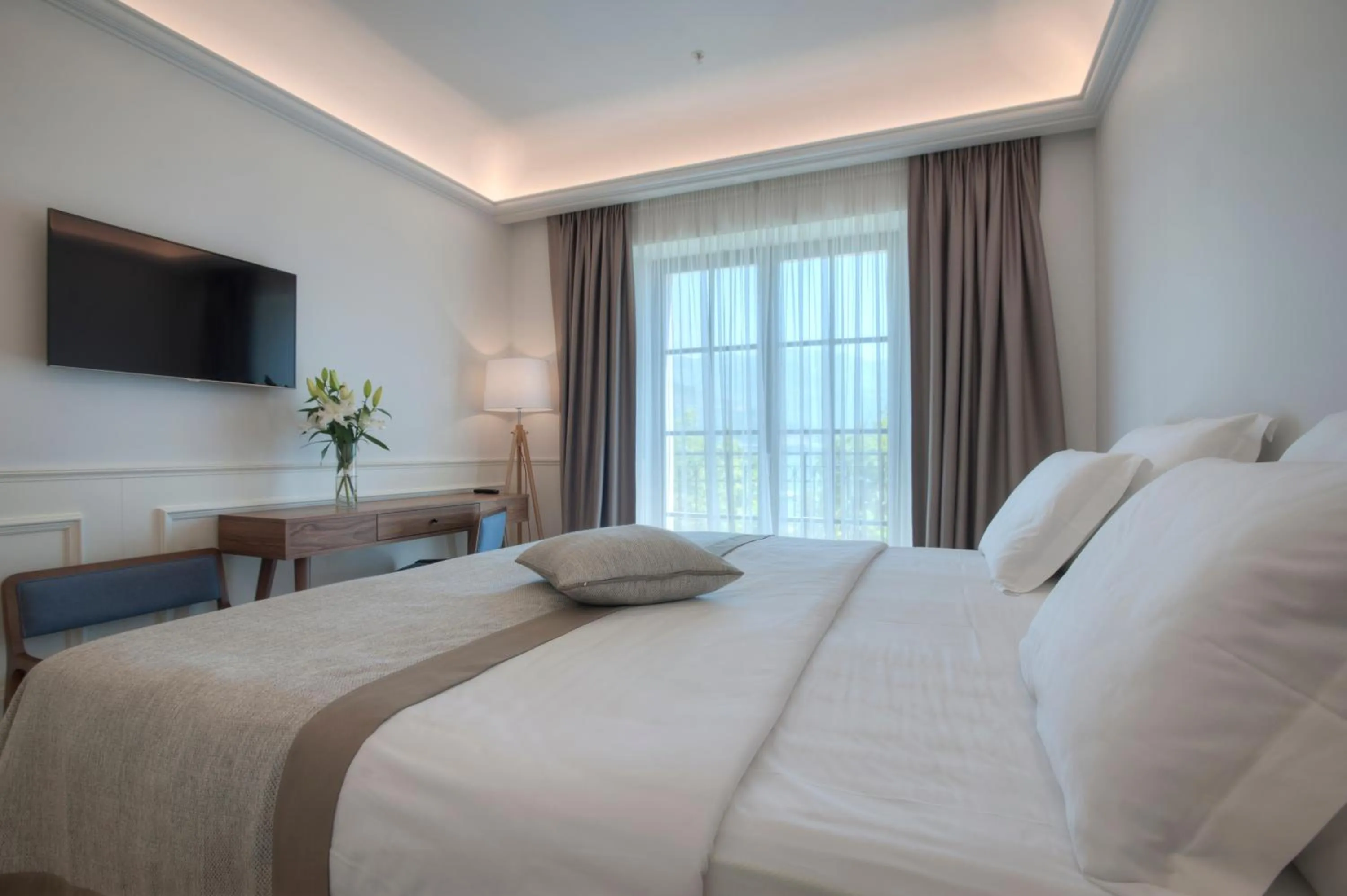 Bedroom, Bed in Hotel Majestic