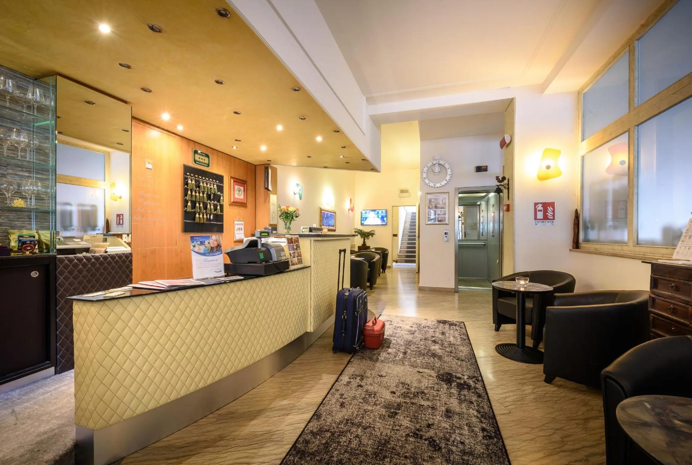 Lobby or reception in Hotel Corona