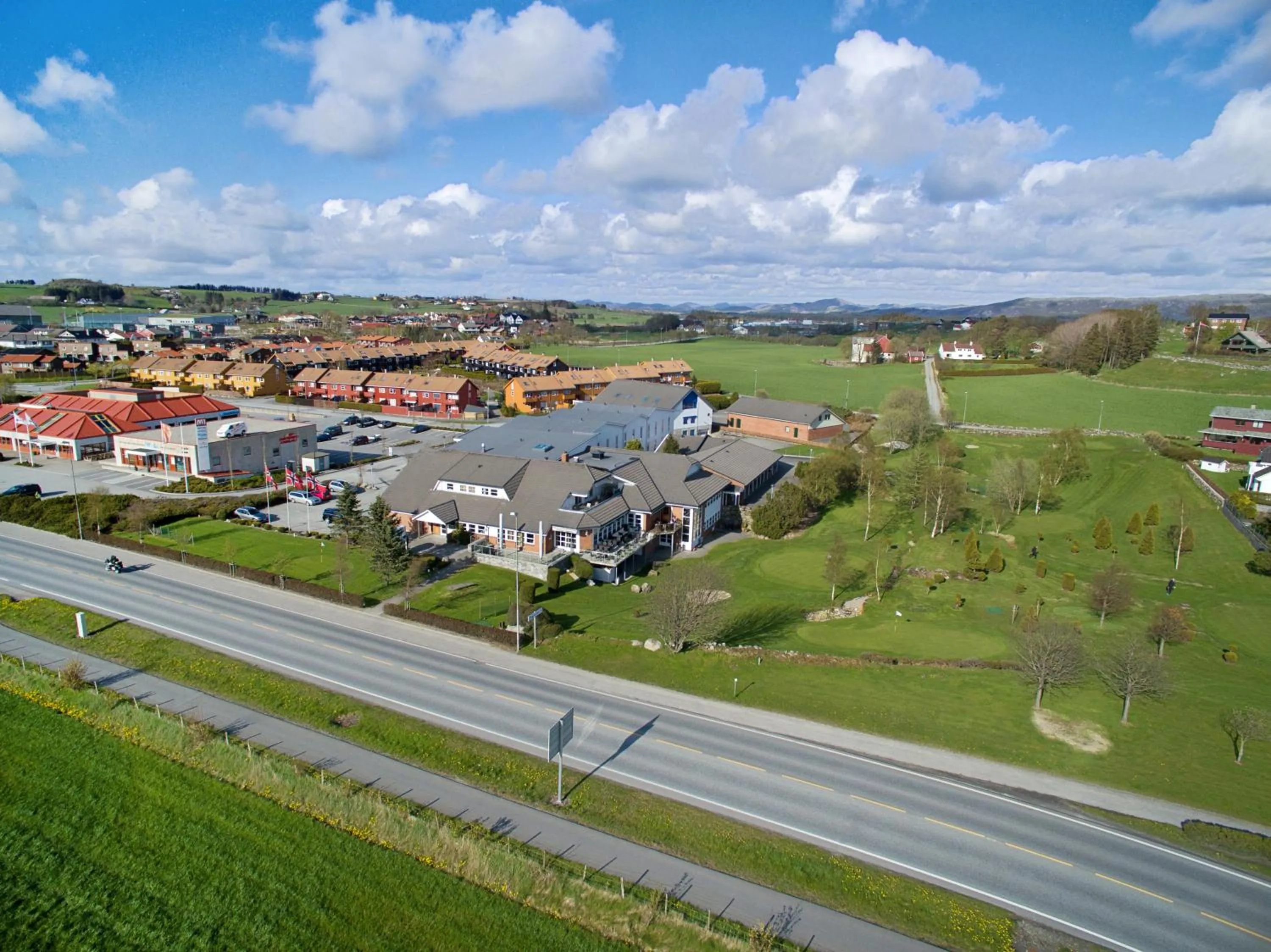 Bird's eye view in Bryne Hotell