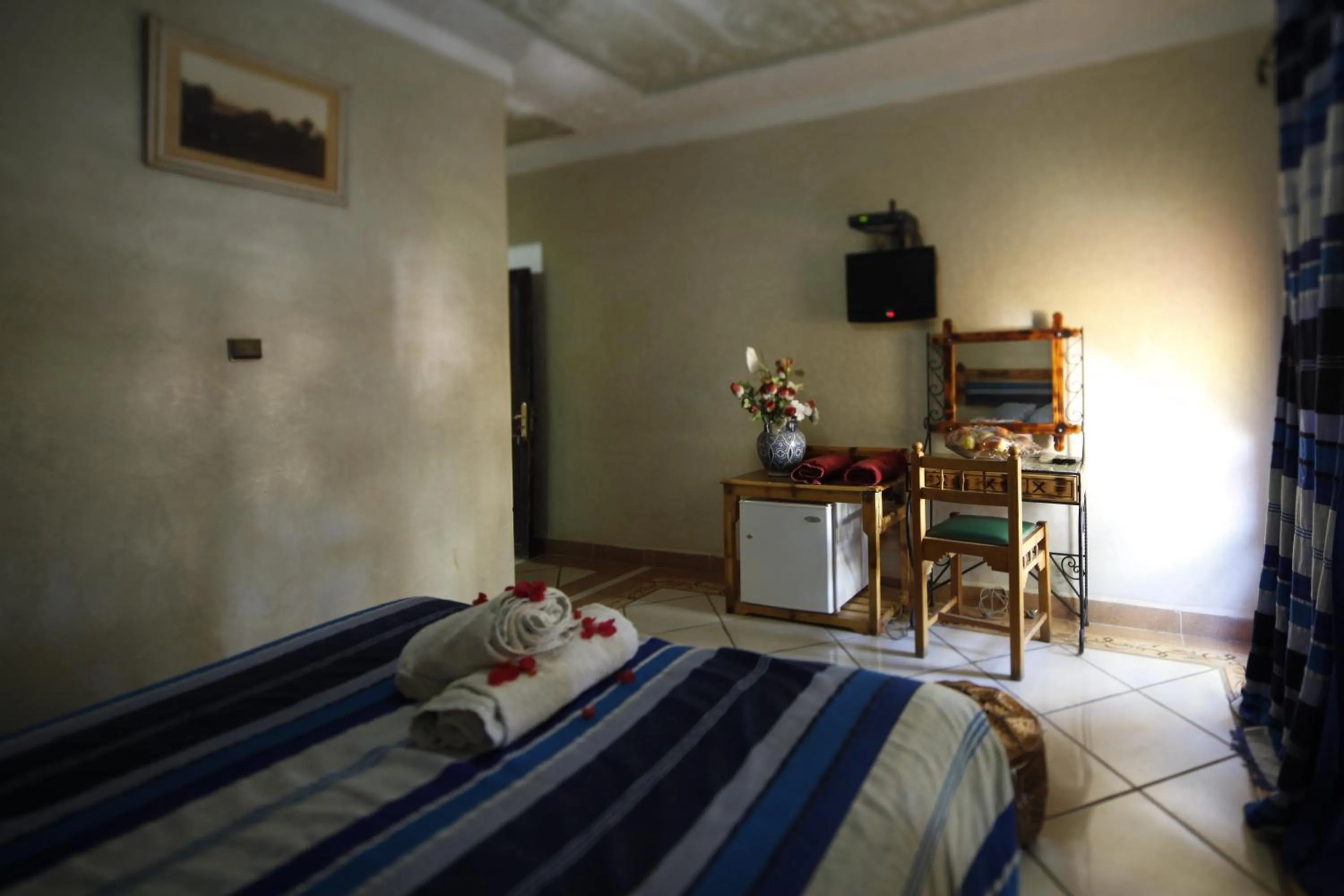 Bed in Fibule Du Draa Kasbah D'hôtes