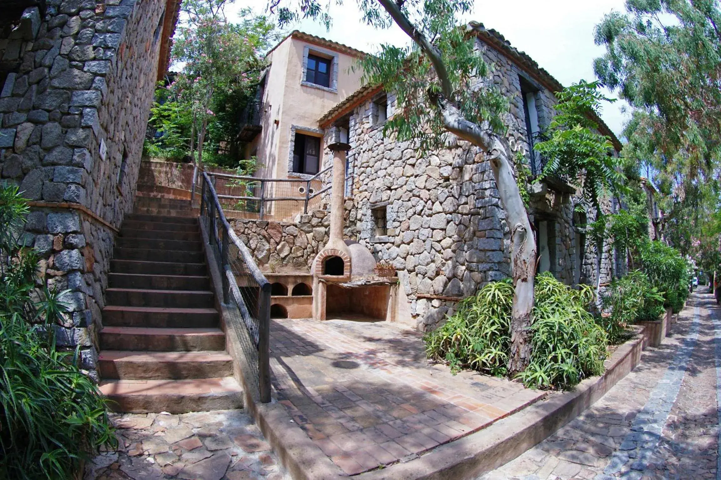 Facade/entrance in Arbatax Park Resort - Borgo Cala Moresca Facade/entrance in Arbatax Park Resort - Borgo Cala Moresca