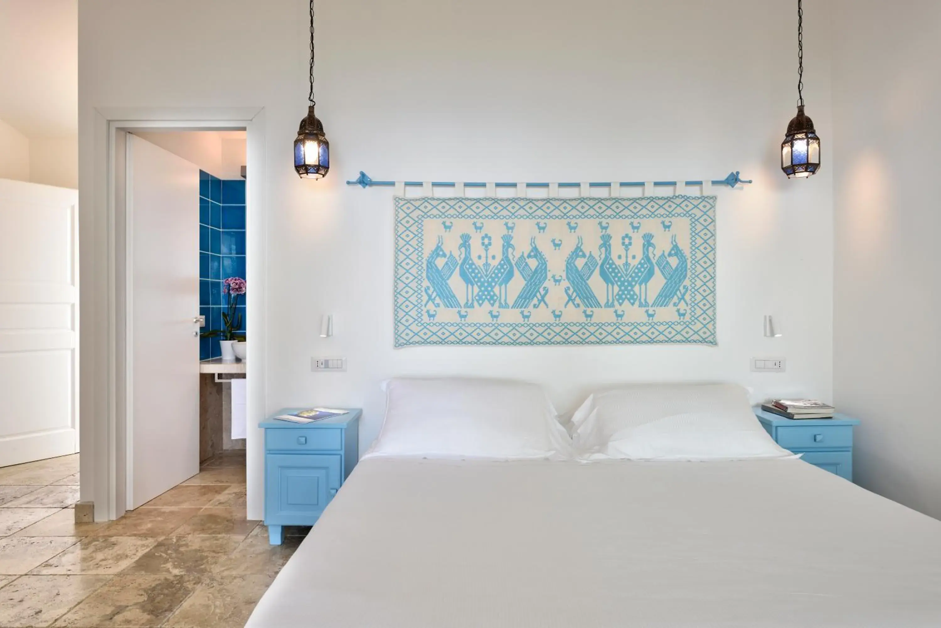 Bedroom, Bed in Arbatax Park Resort - Telis Bedroom, Bed in Arbatax Park Resort - Telis