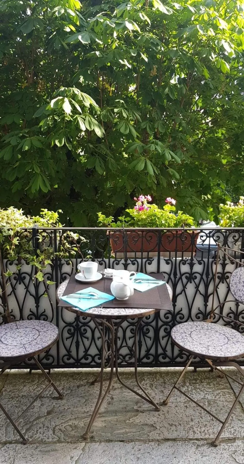 Balcony/Terrace in Hôtel Duc De Padoue