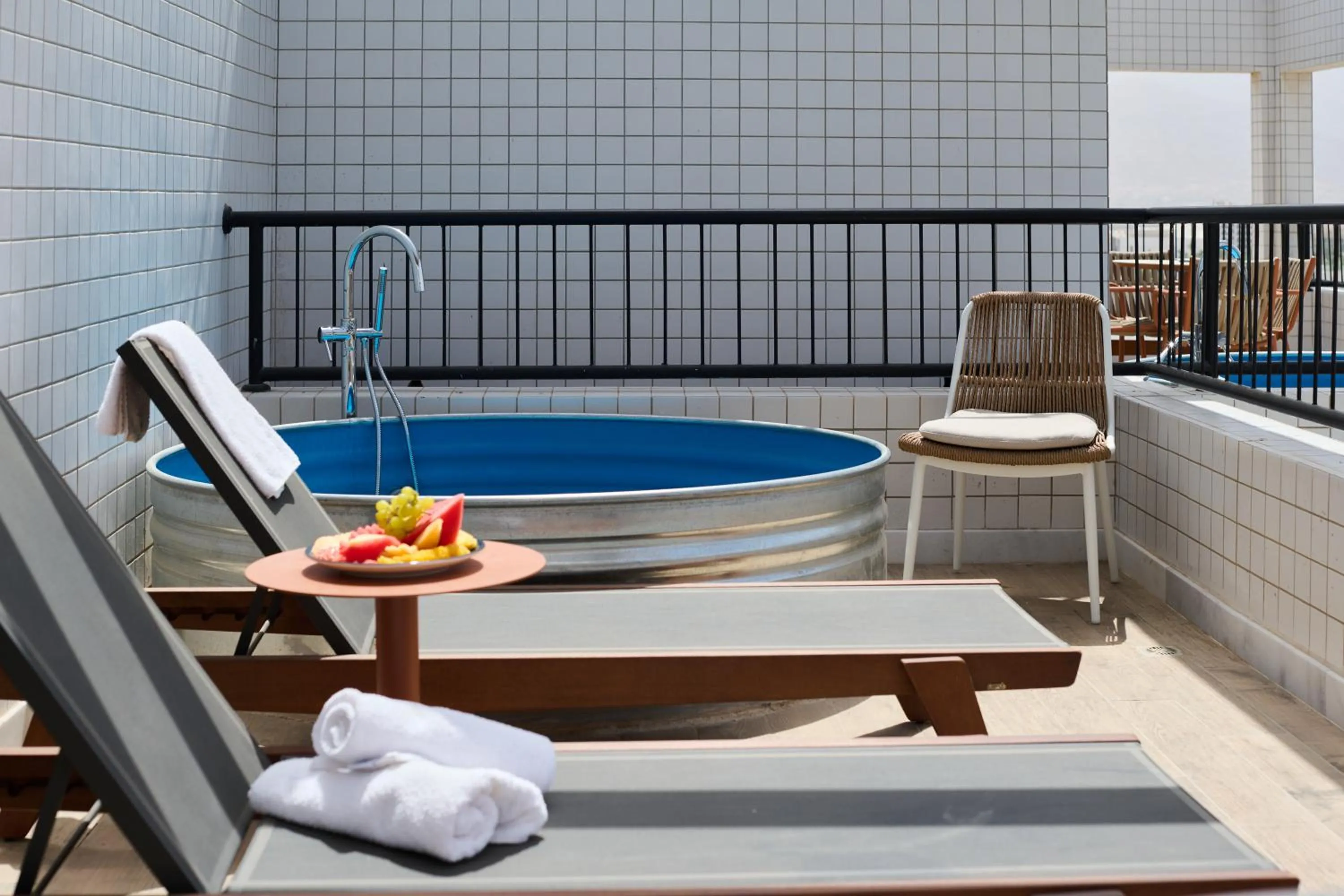 sunbed in Neve Eilat Hotel By Atlas Hotels