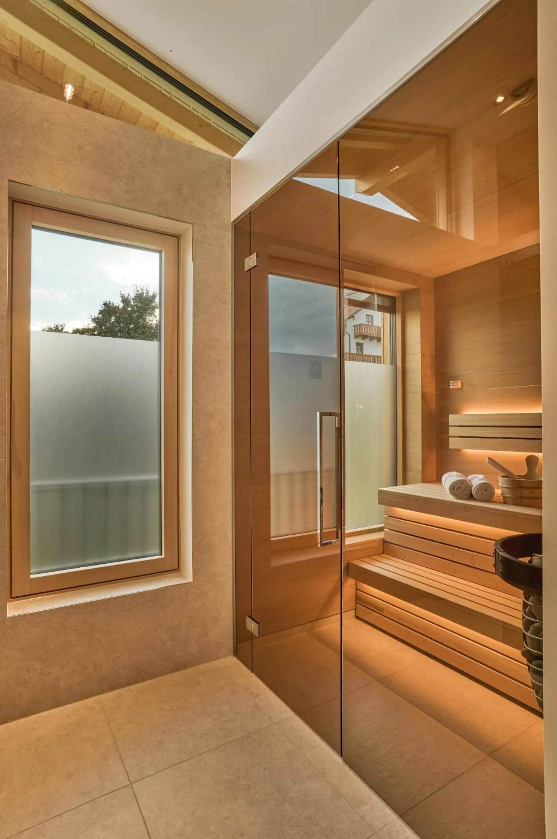 Sauna in ANETSEDER Landhotel, Lofts & Golf