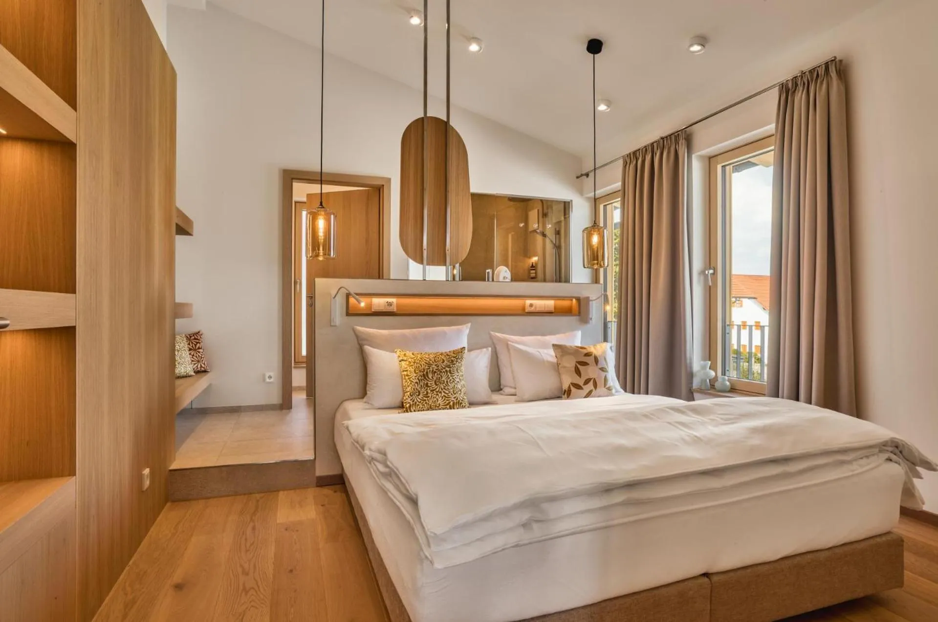 Bedroom, Bed in ANETSEDER Landhotel, Lofts & Golf