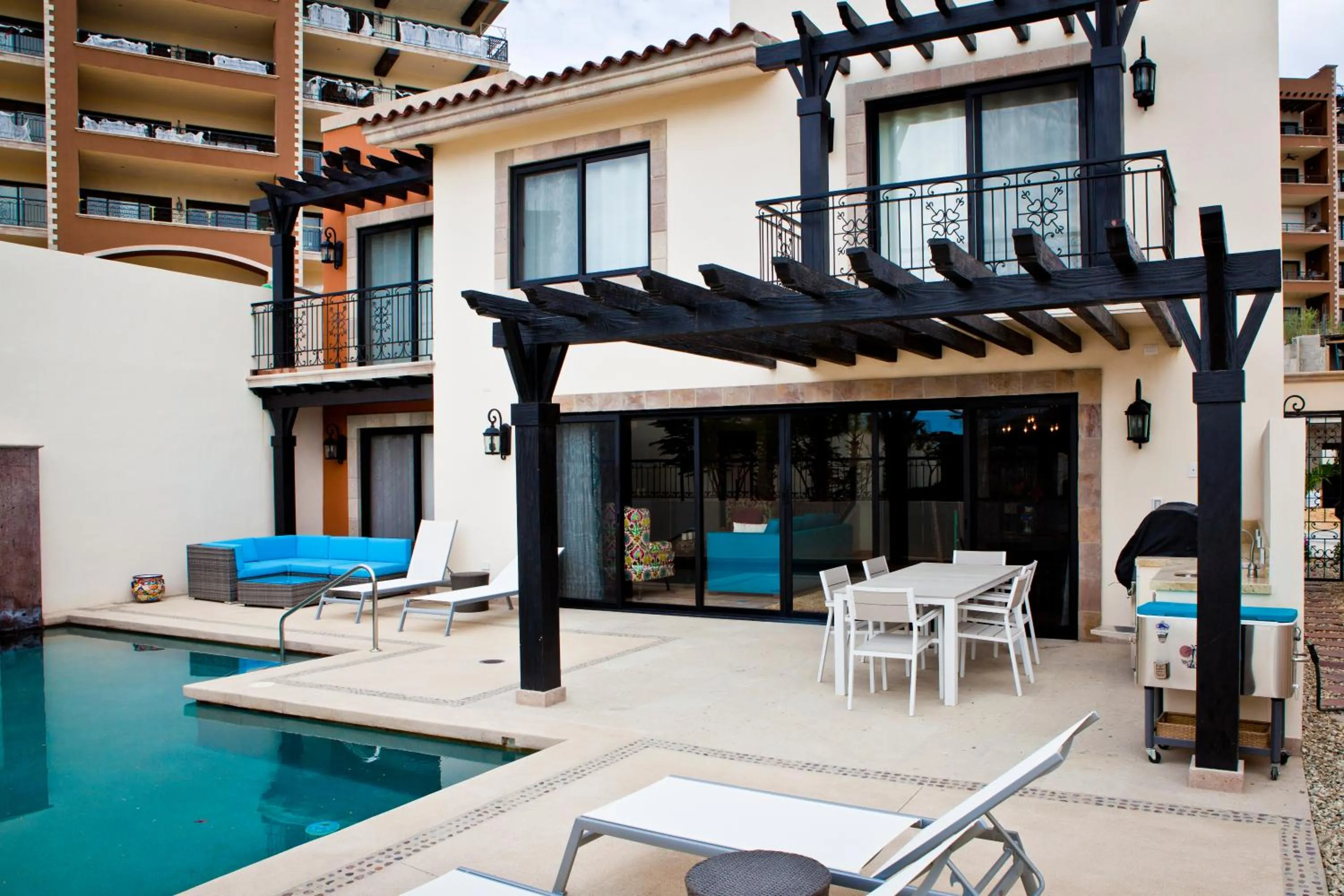 Patio in Quivira Los Cabos Condos and Homes -Vacation Rentals