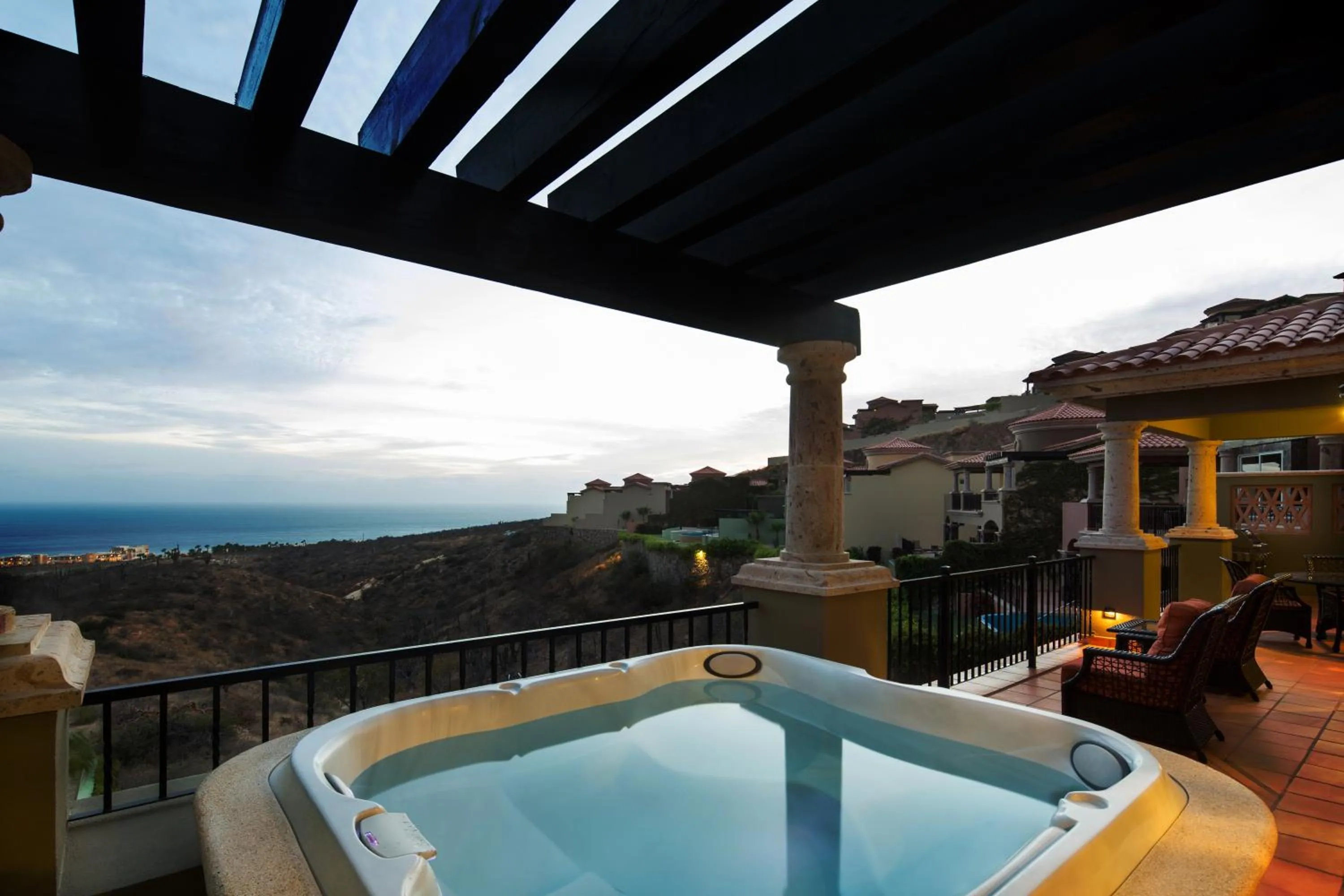 Patio in Quivira Los Cabos Condos and Homes -Vacation Rentals
