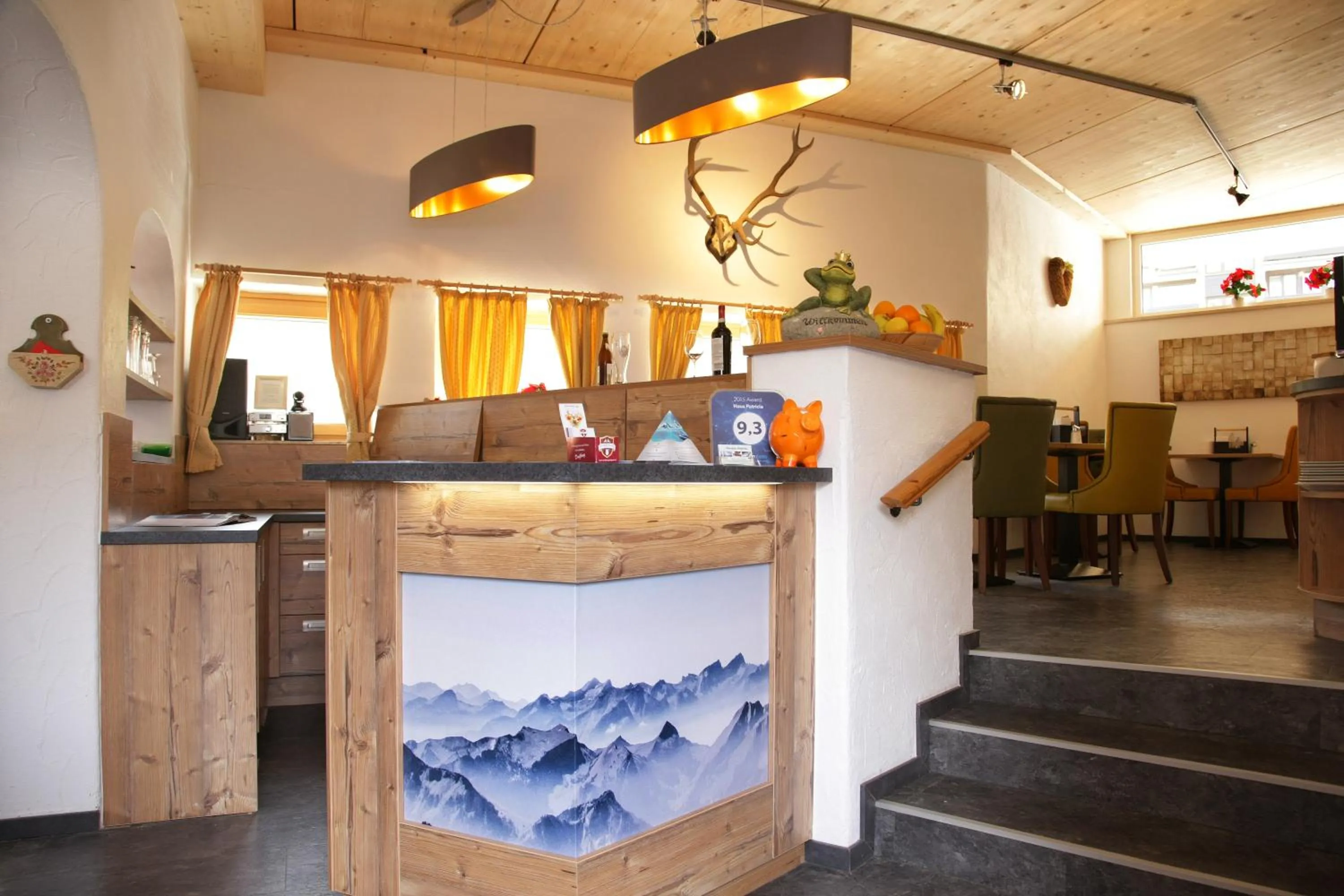 Lobby or reception in Pension Patricia