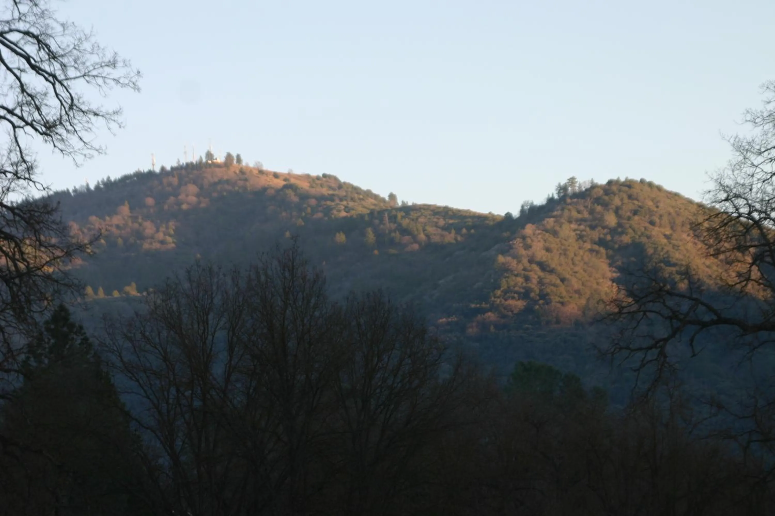 Mountain view in Little Red Caboose