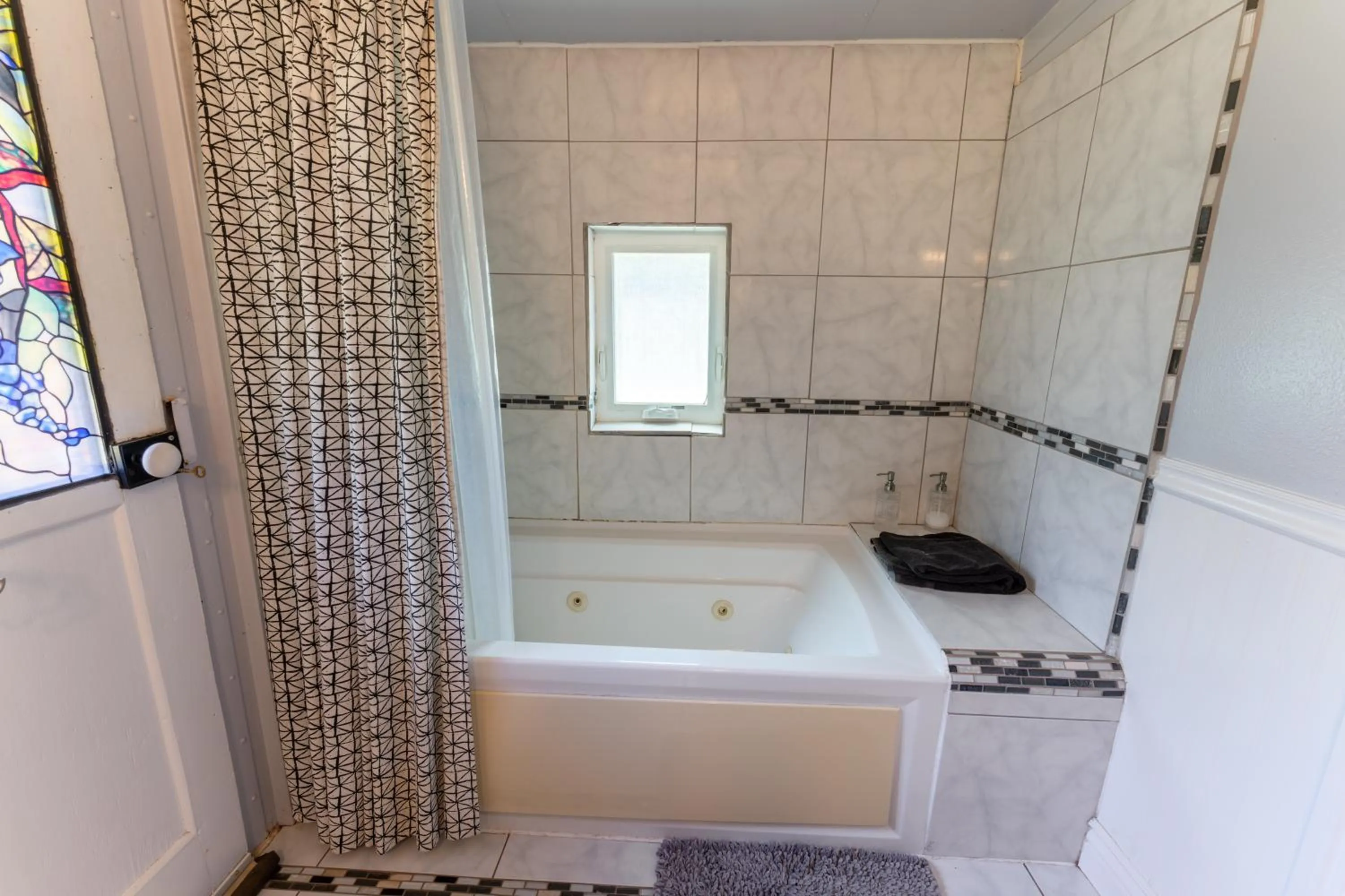 Bathroom in Little Red Caboose