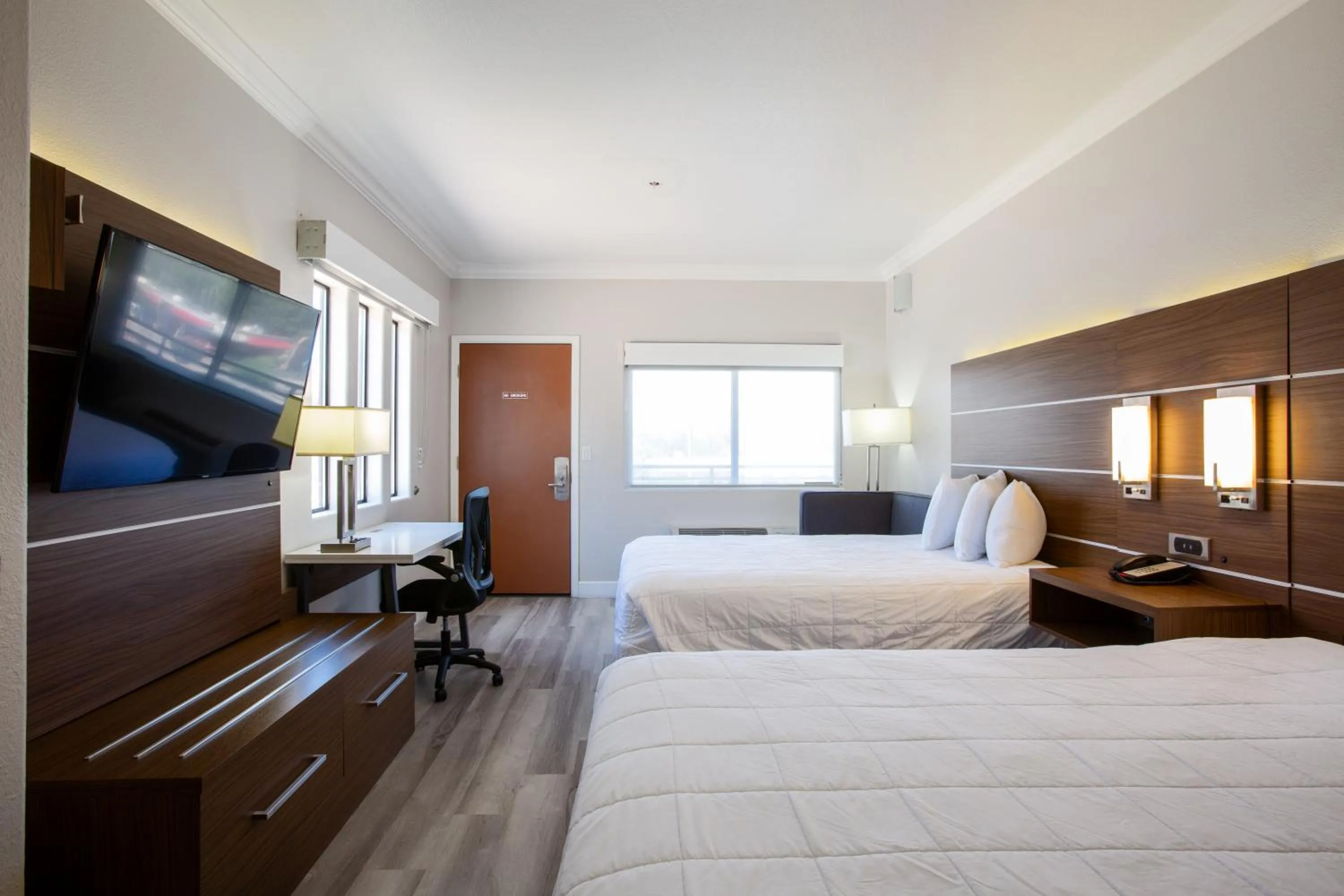 Bed in Wildflower Inn at Bell Rock