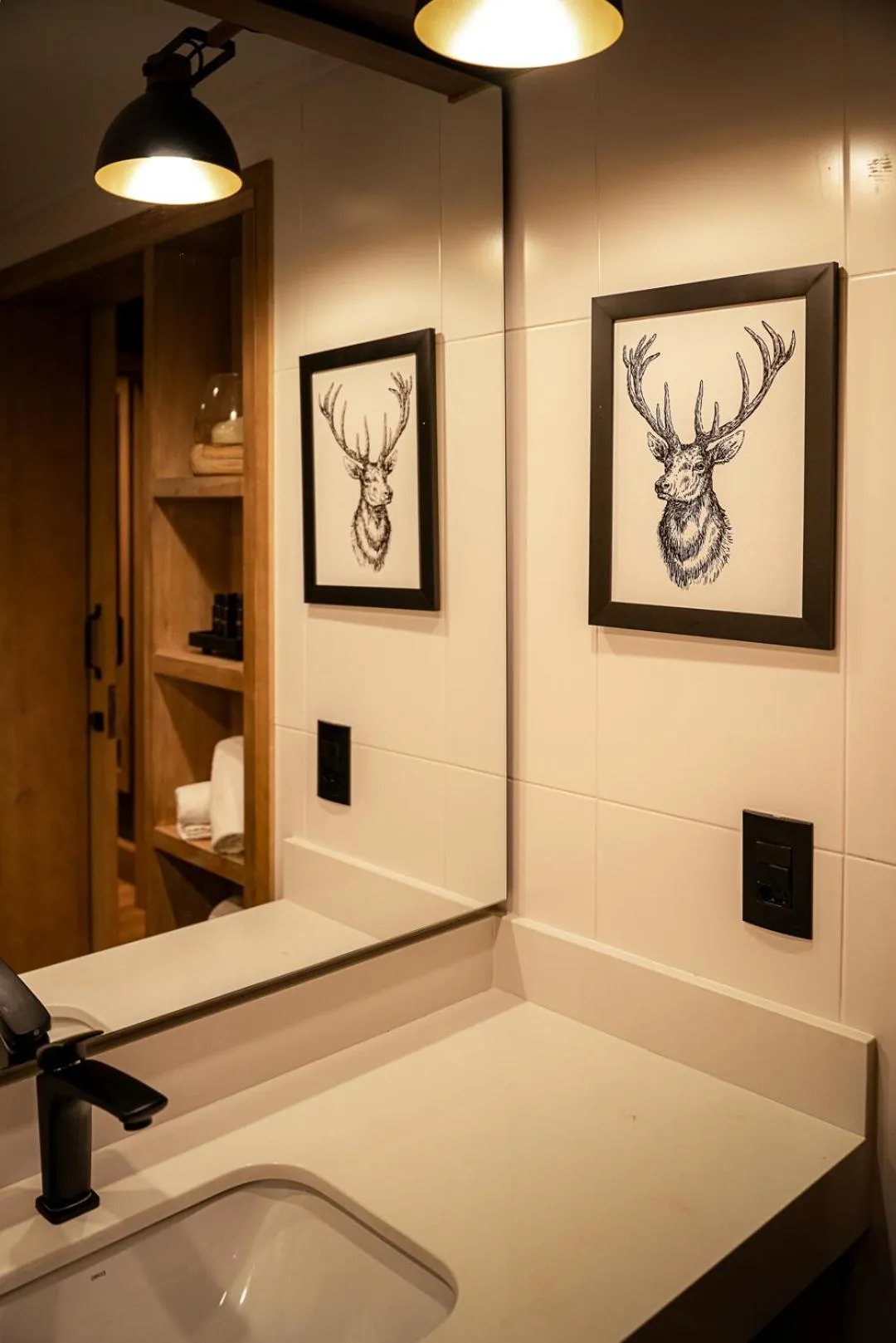 Bathroom in Hotel Alpestre