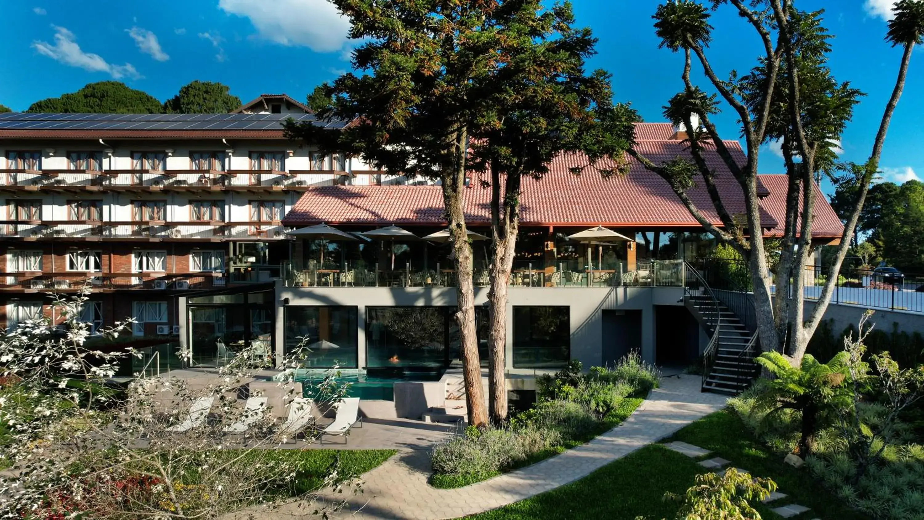 Property building in Hotel Alpestre Property building in Hotel Alpestre