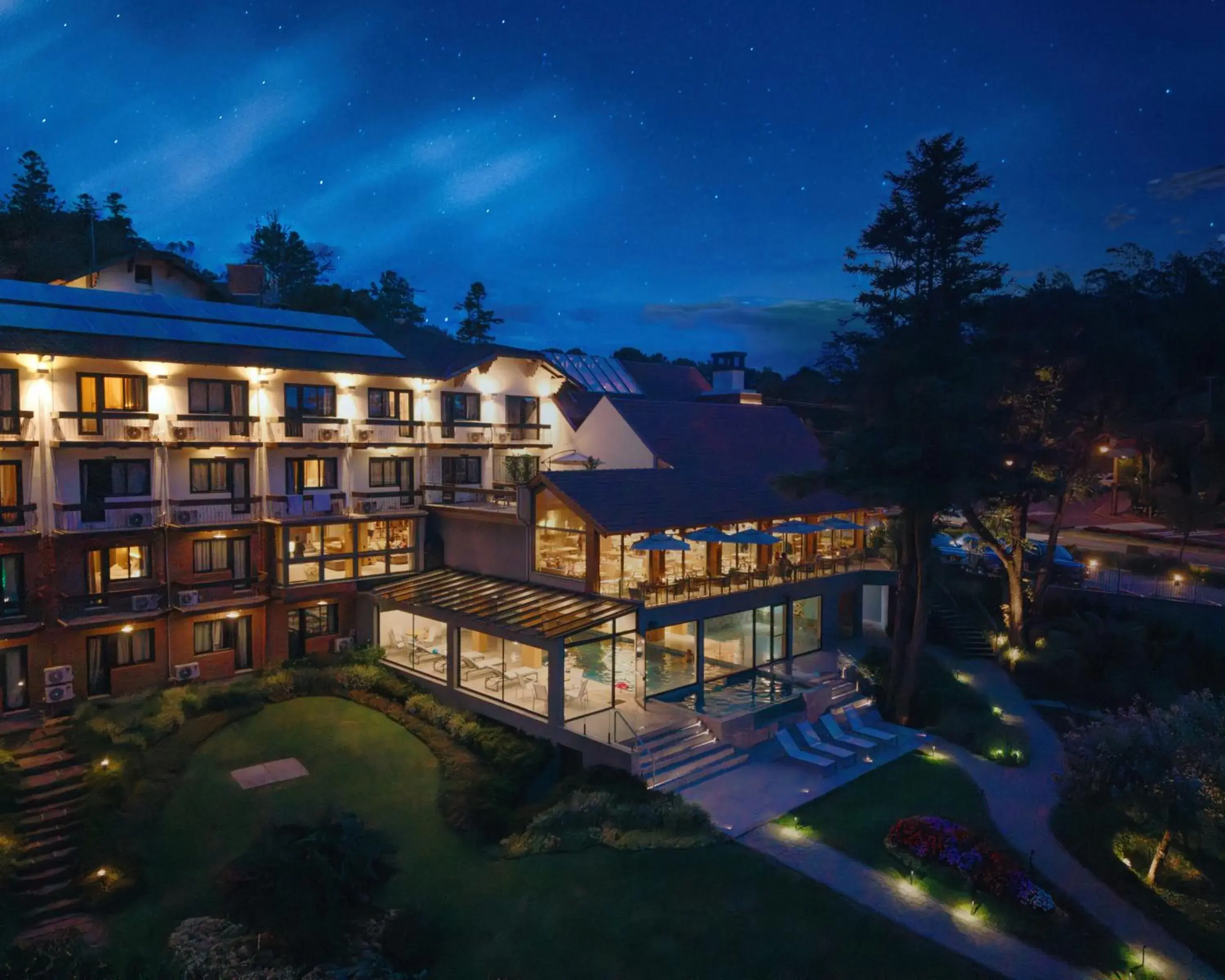 Property building in Hotel Alpestre Property building in Hotel Alpestre