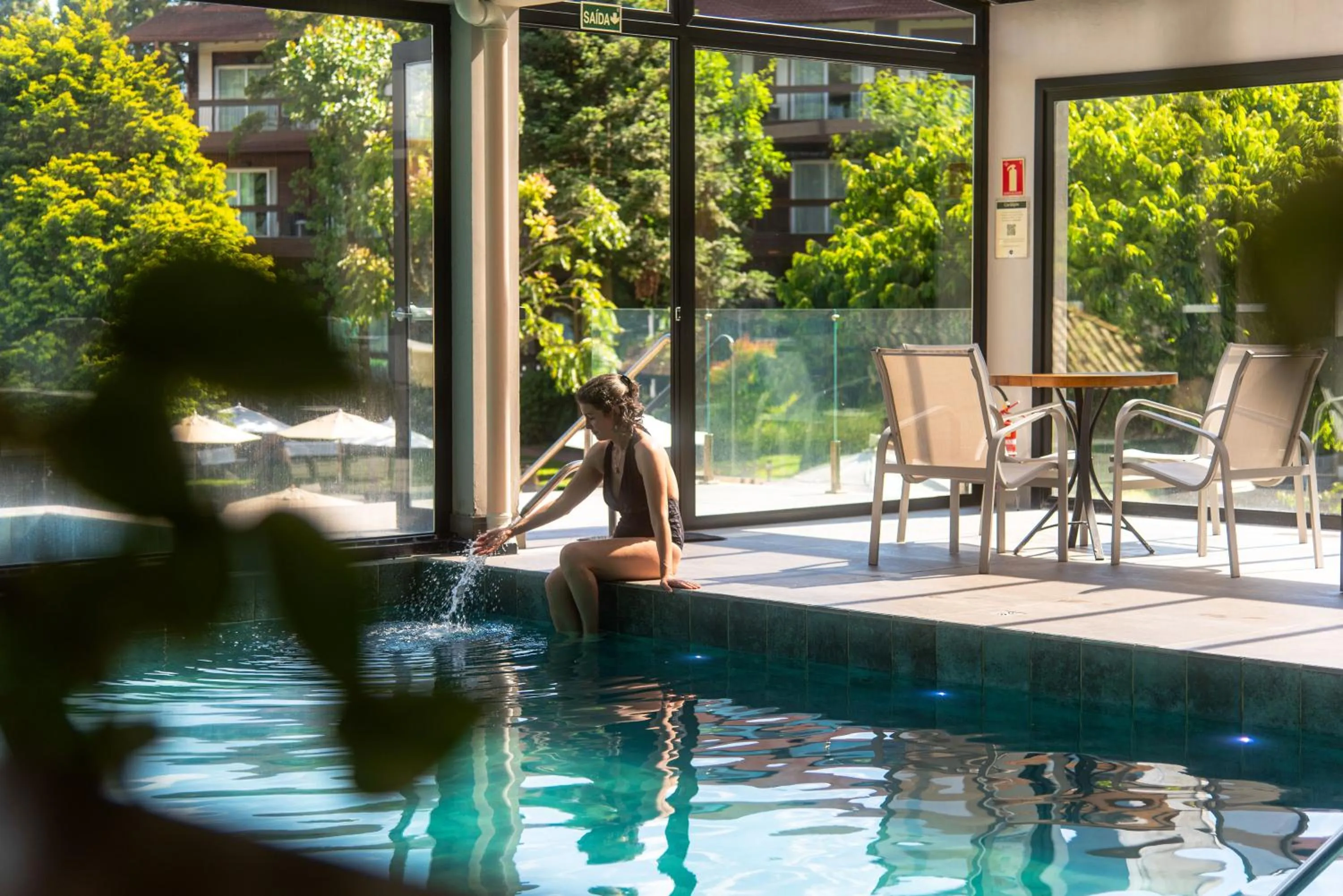 Swimming pool in Hotel Alpestre