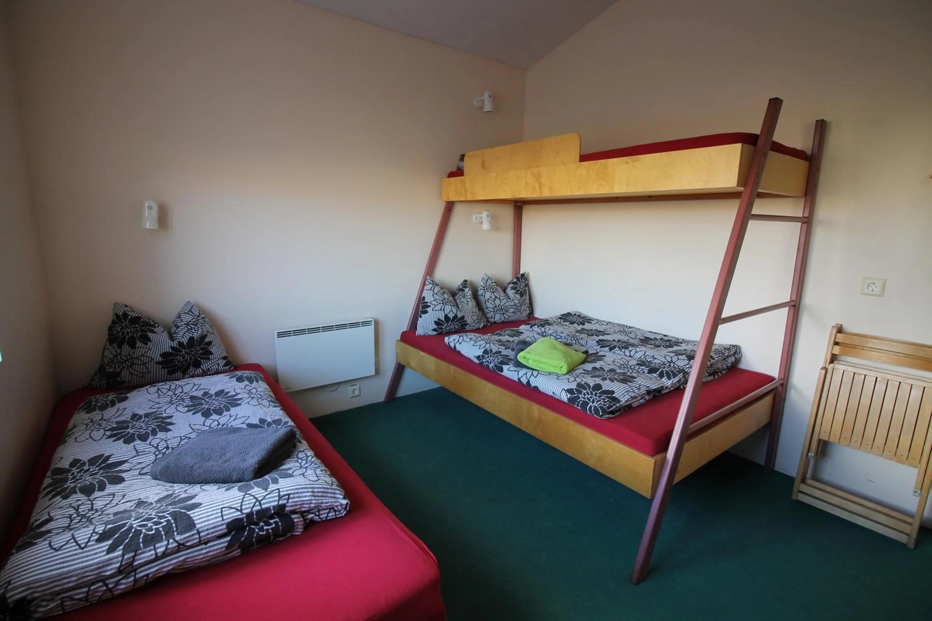 Bedroom, Bed in Hvoll Hostel