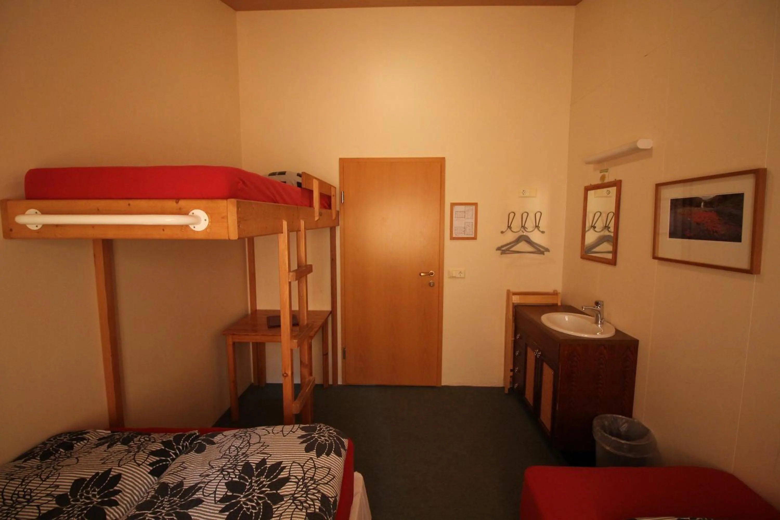 Bedroom, Bed in Hvoll Hostel