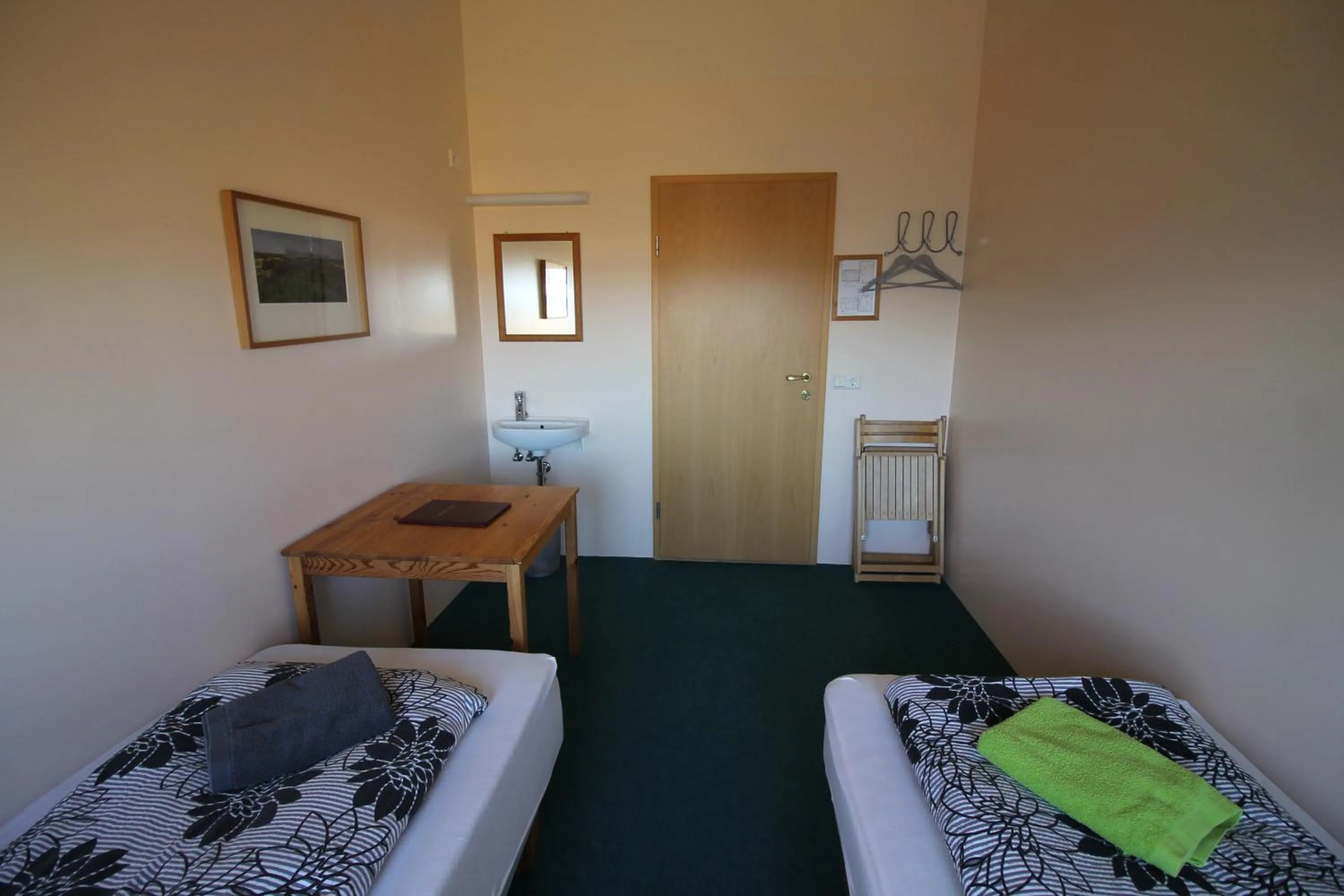 Bedroom, Bed in Hvoll Hostel