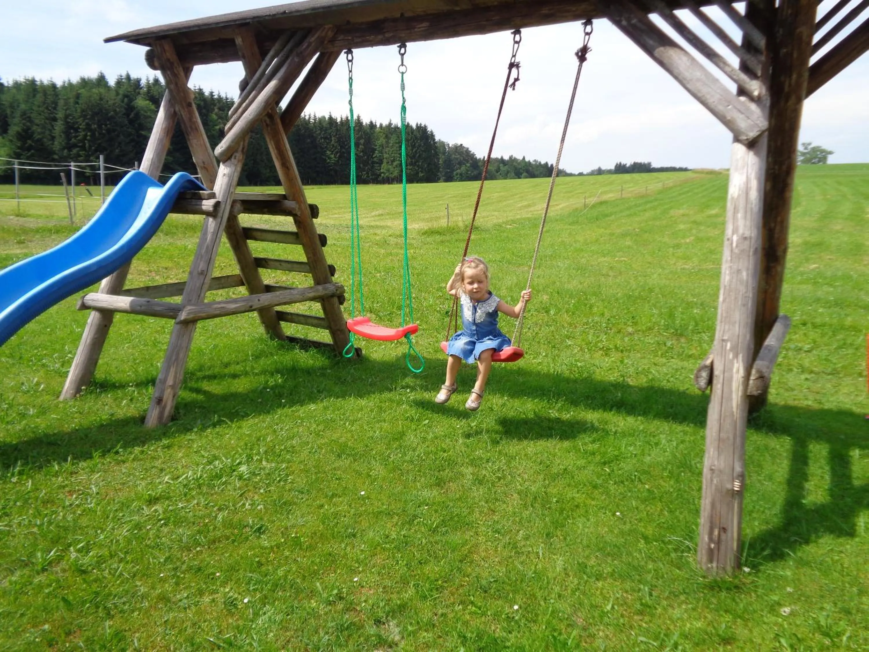Children play ground in Stroblbauernhof