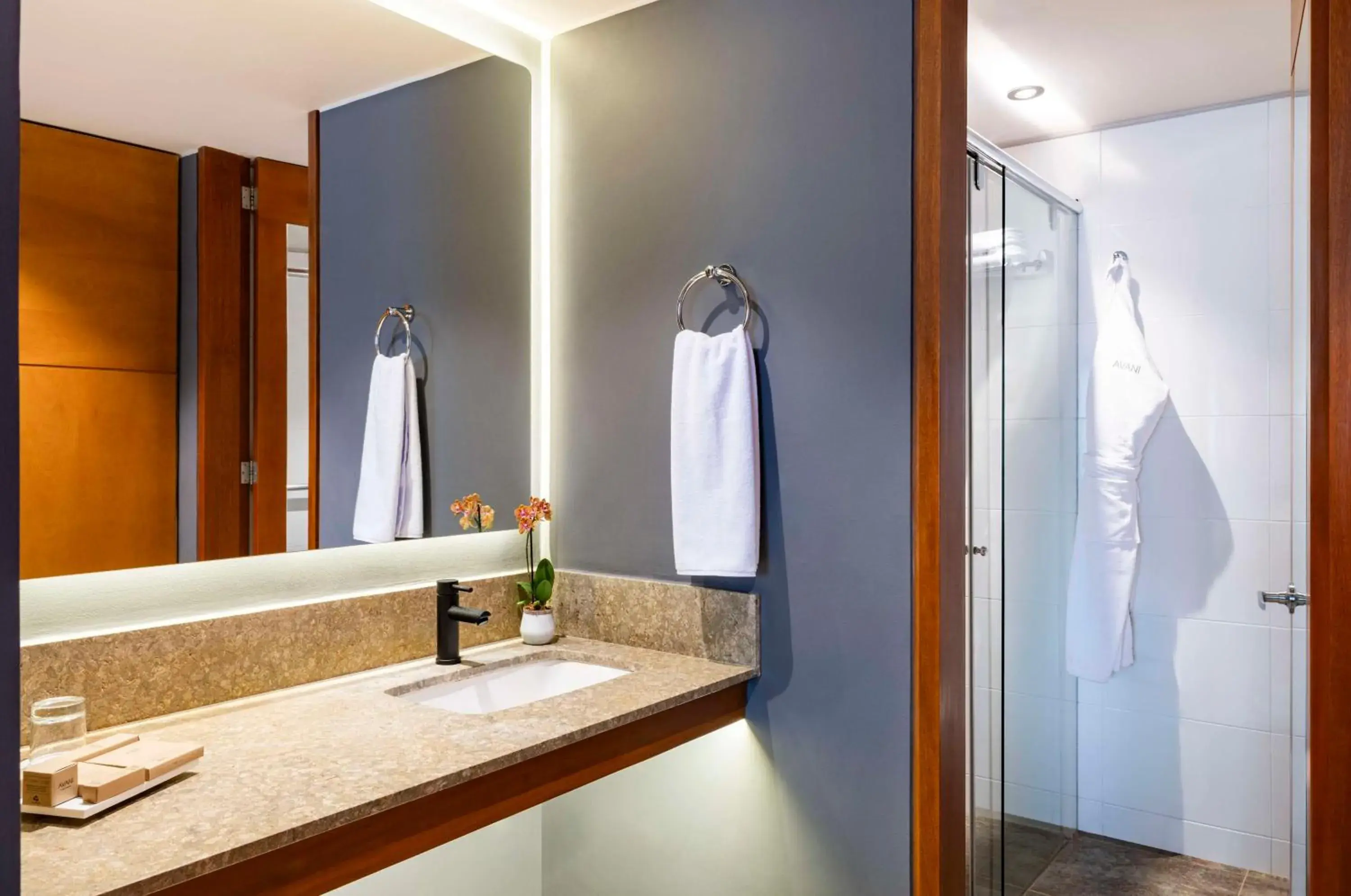 Bathroom in Avani Royal Zona T Bogotá Hotel Bathroom in Avani Royal Zona T Bogotá Hotel