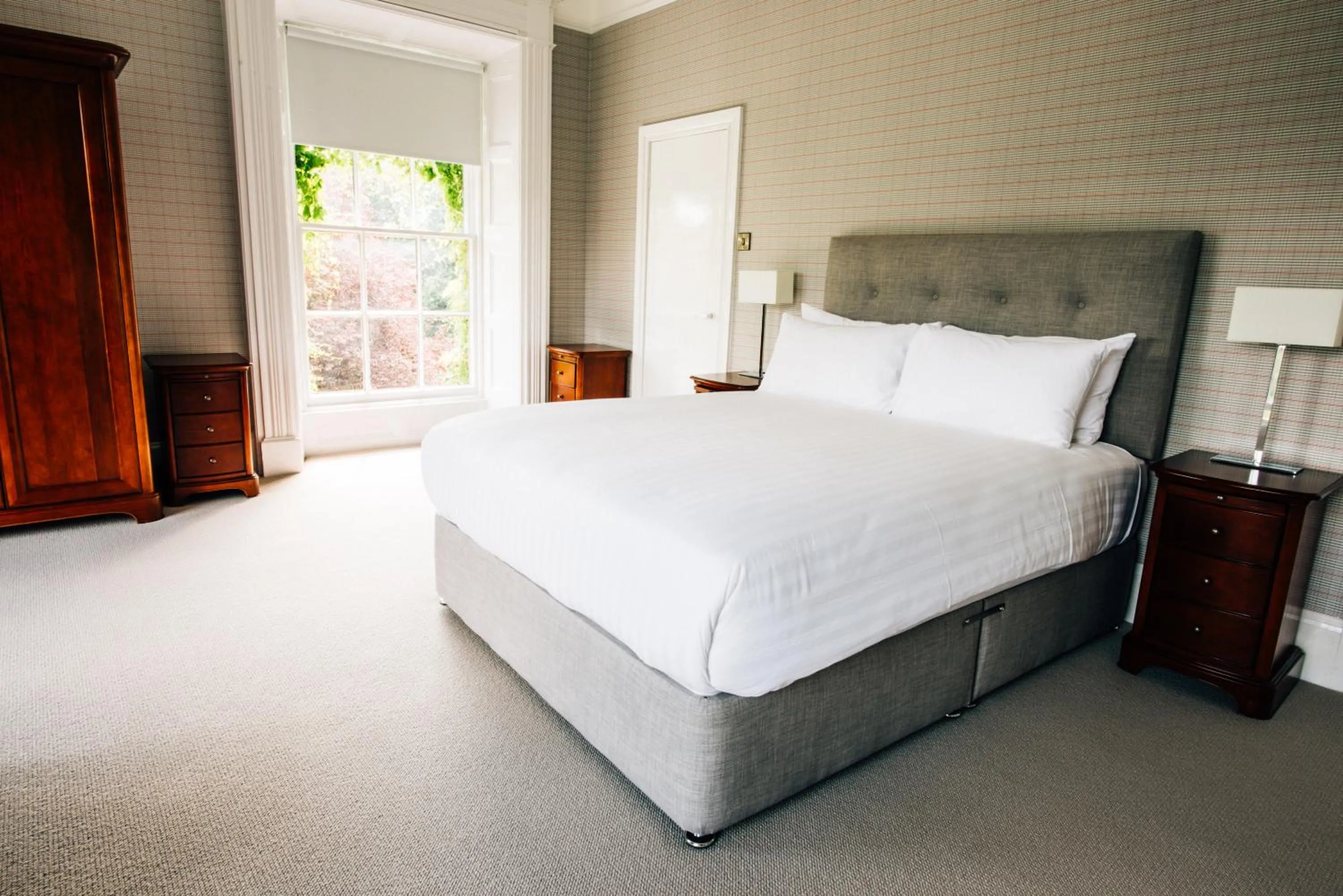 Bed in Belmont House Hotel