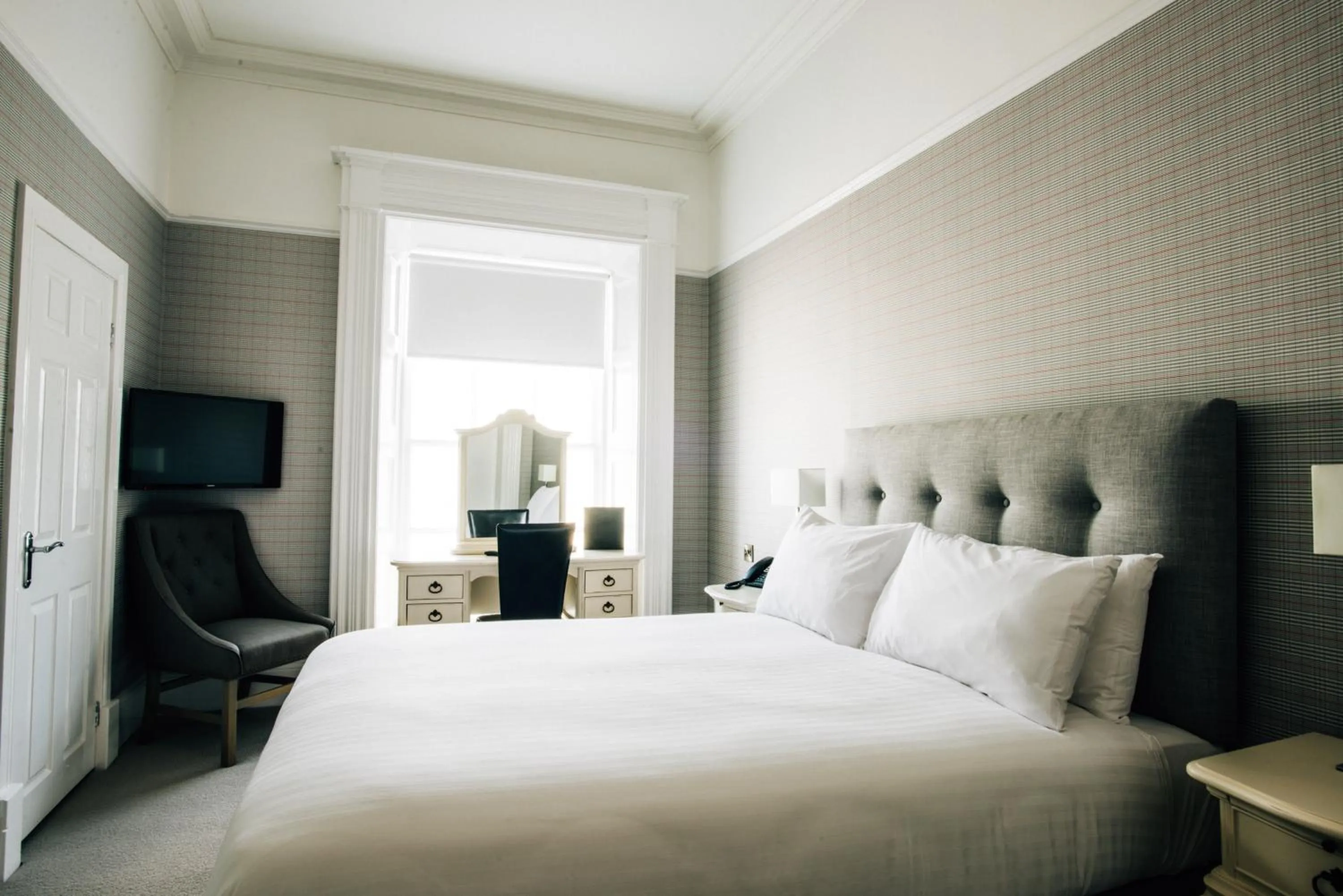 Bed in Belmont House Hotel