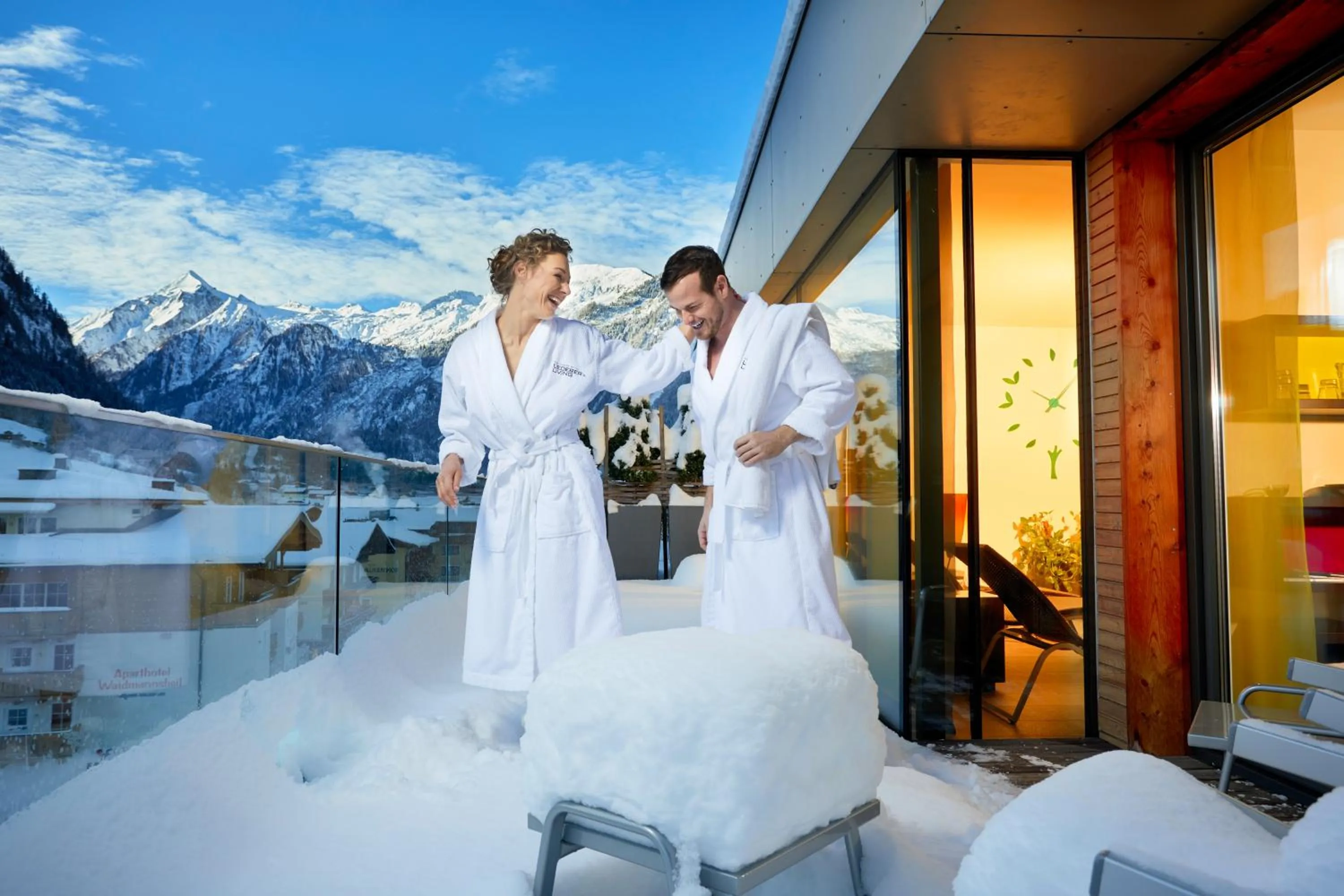 Sauna in LEDERER Boutique Hotel