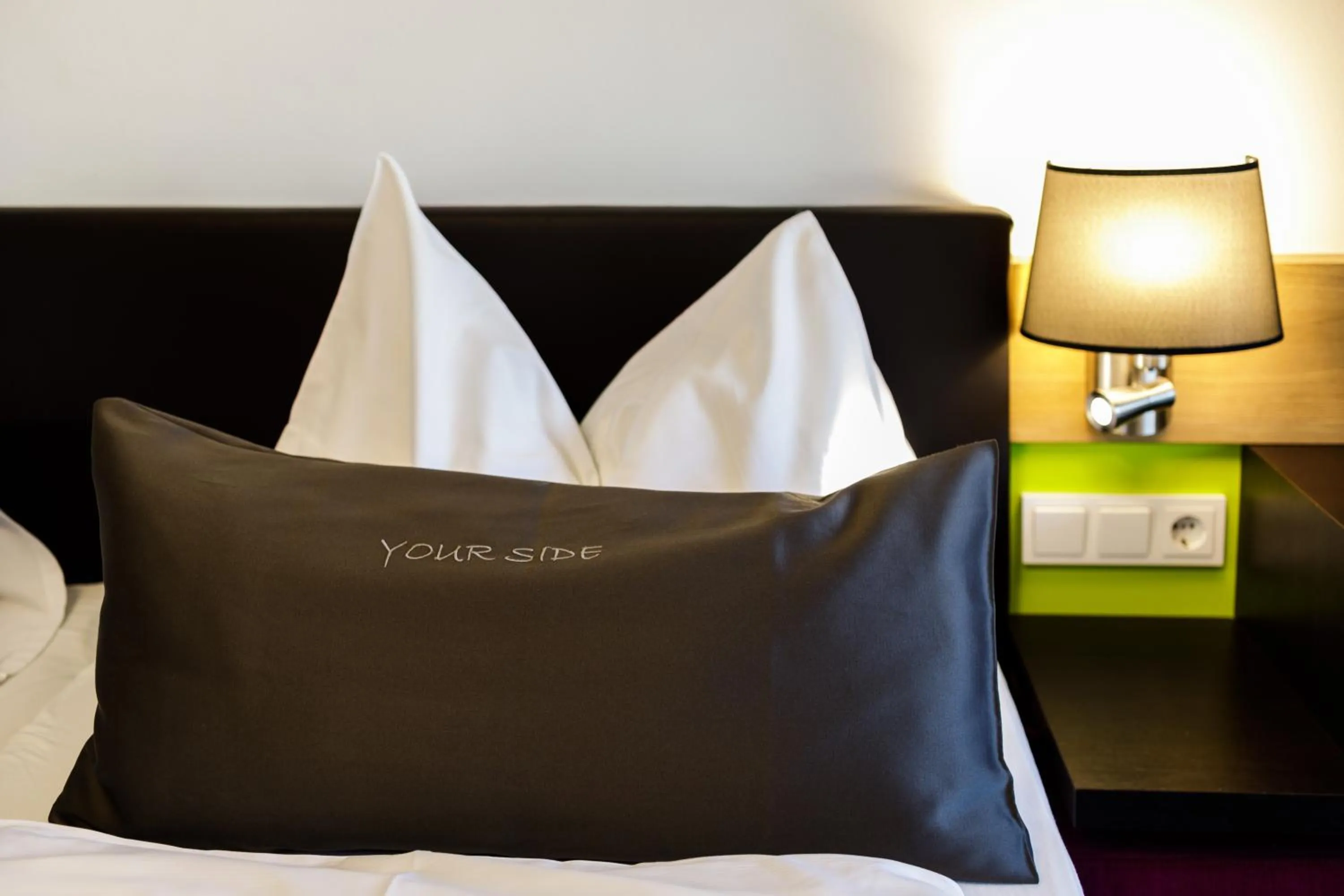 Decorative detail, Bed in LEDERER Boutique Hotel