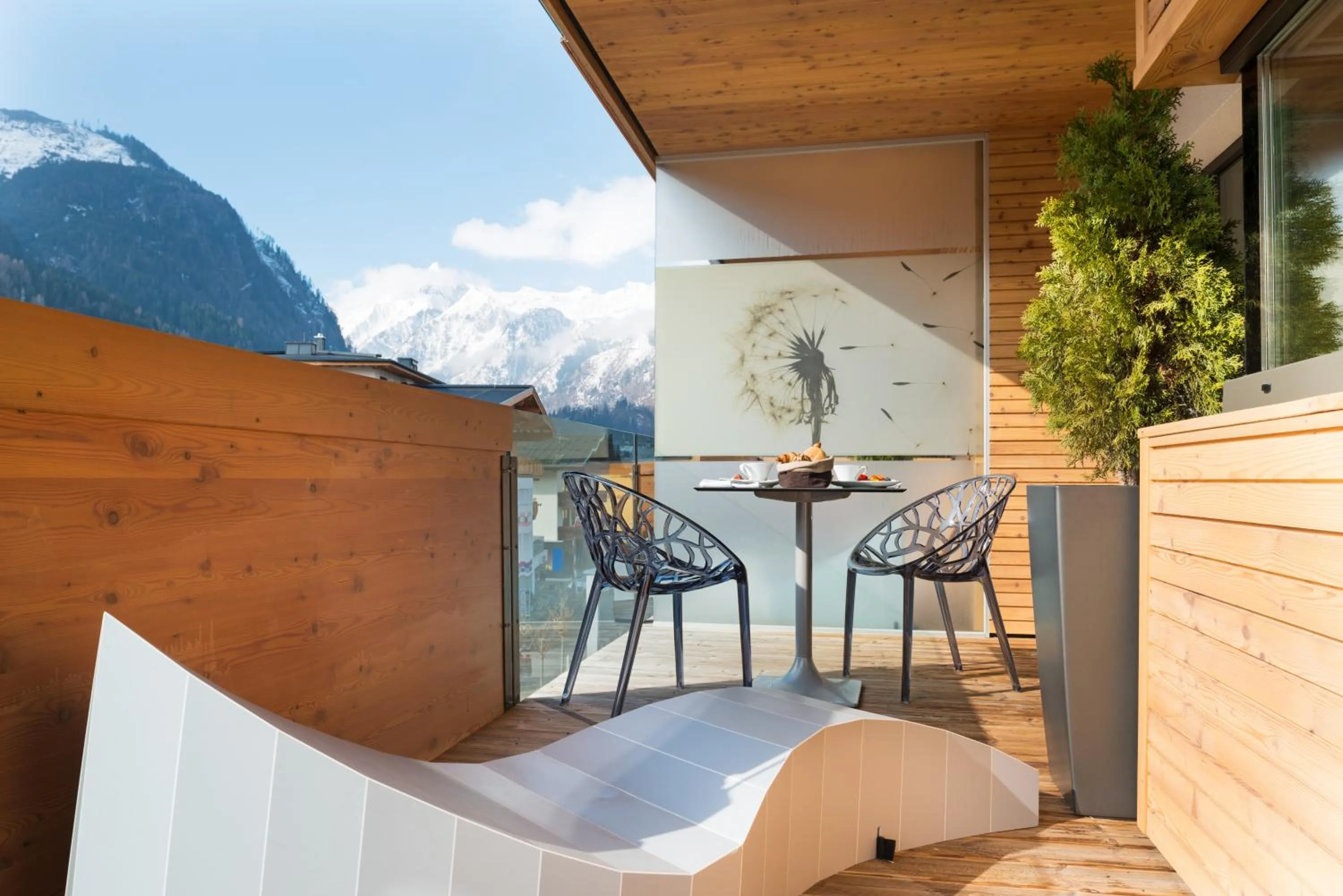 Balcony/Terrace in LEDERER Boutique Hotel