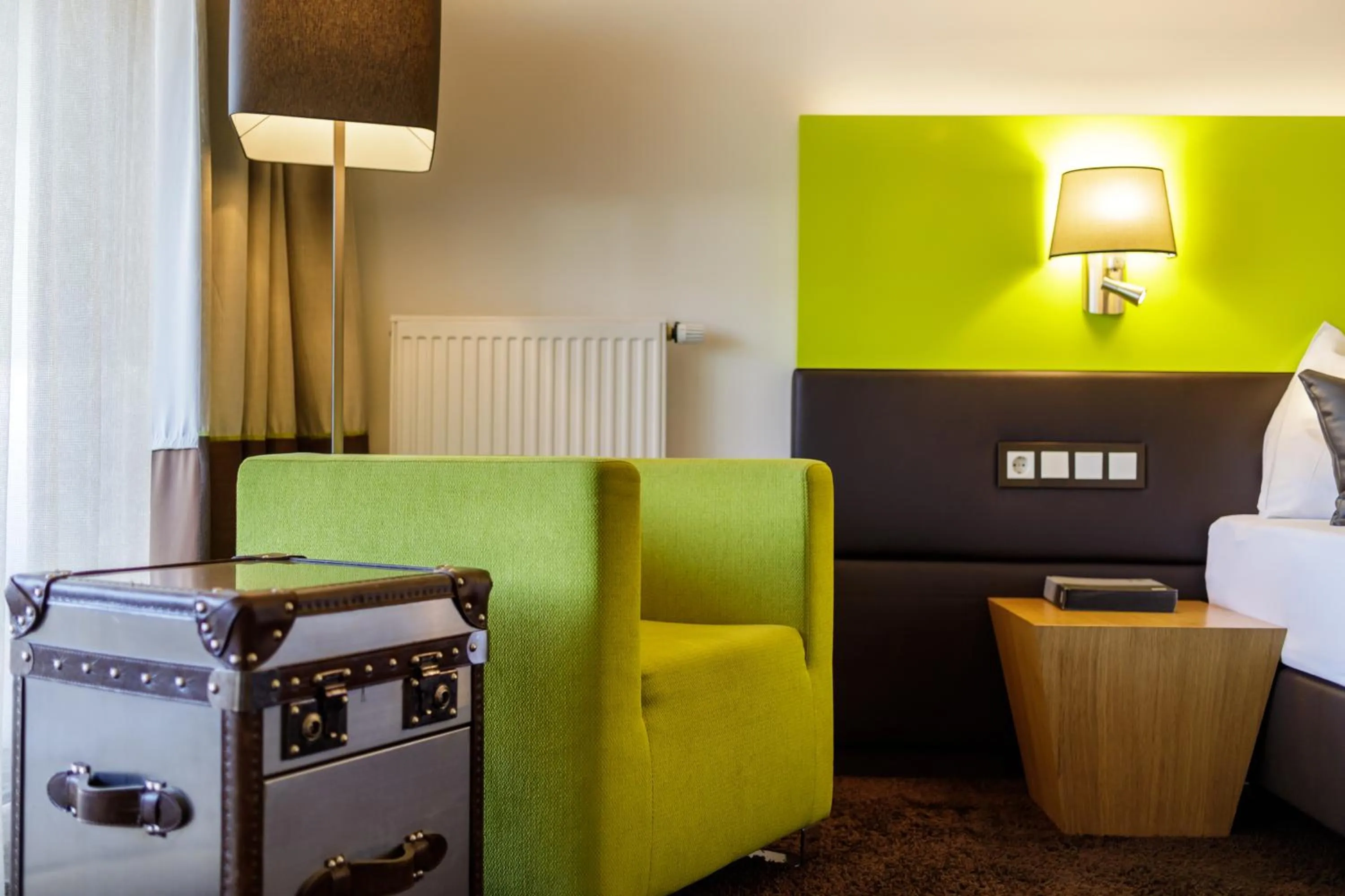 Seating area in LEDERER Boutique Hotel