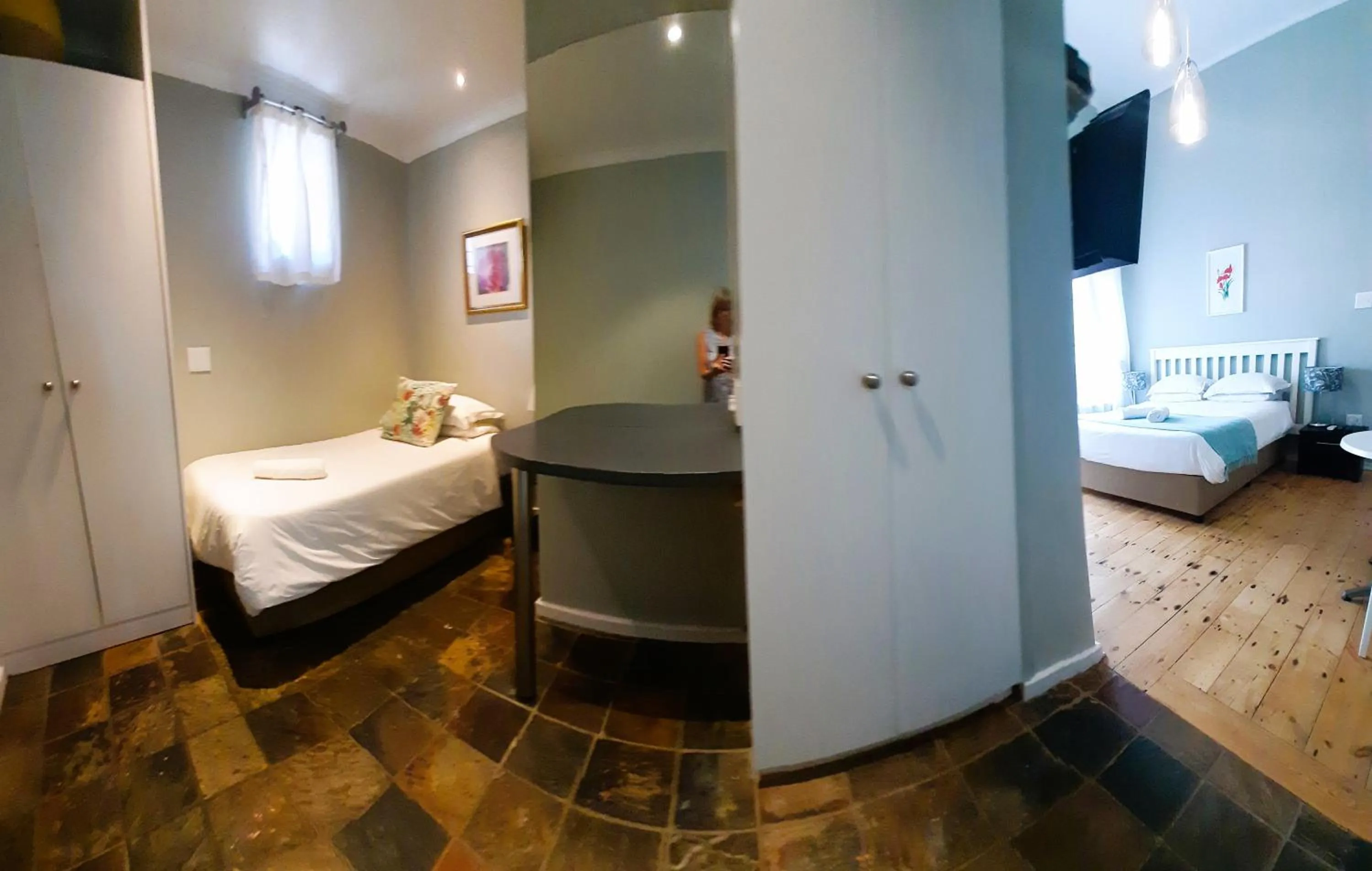 Bed in The Greenhouse Guesthouse