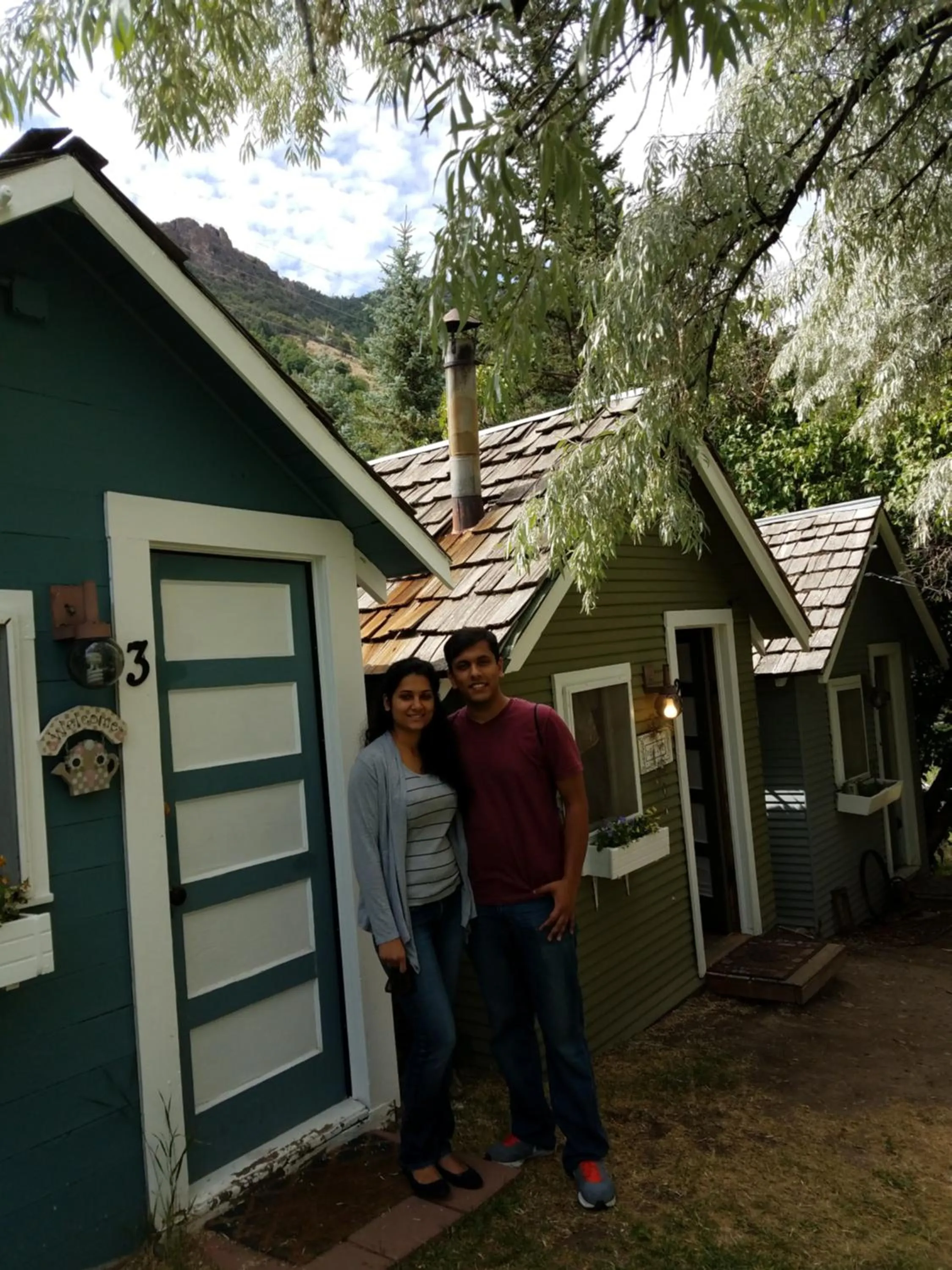 People in Bristol Cabins