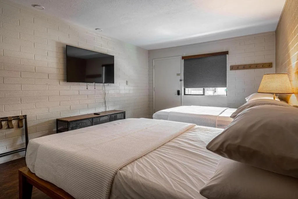 Bed in Historic Star Motel