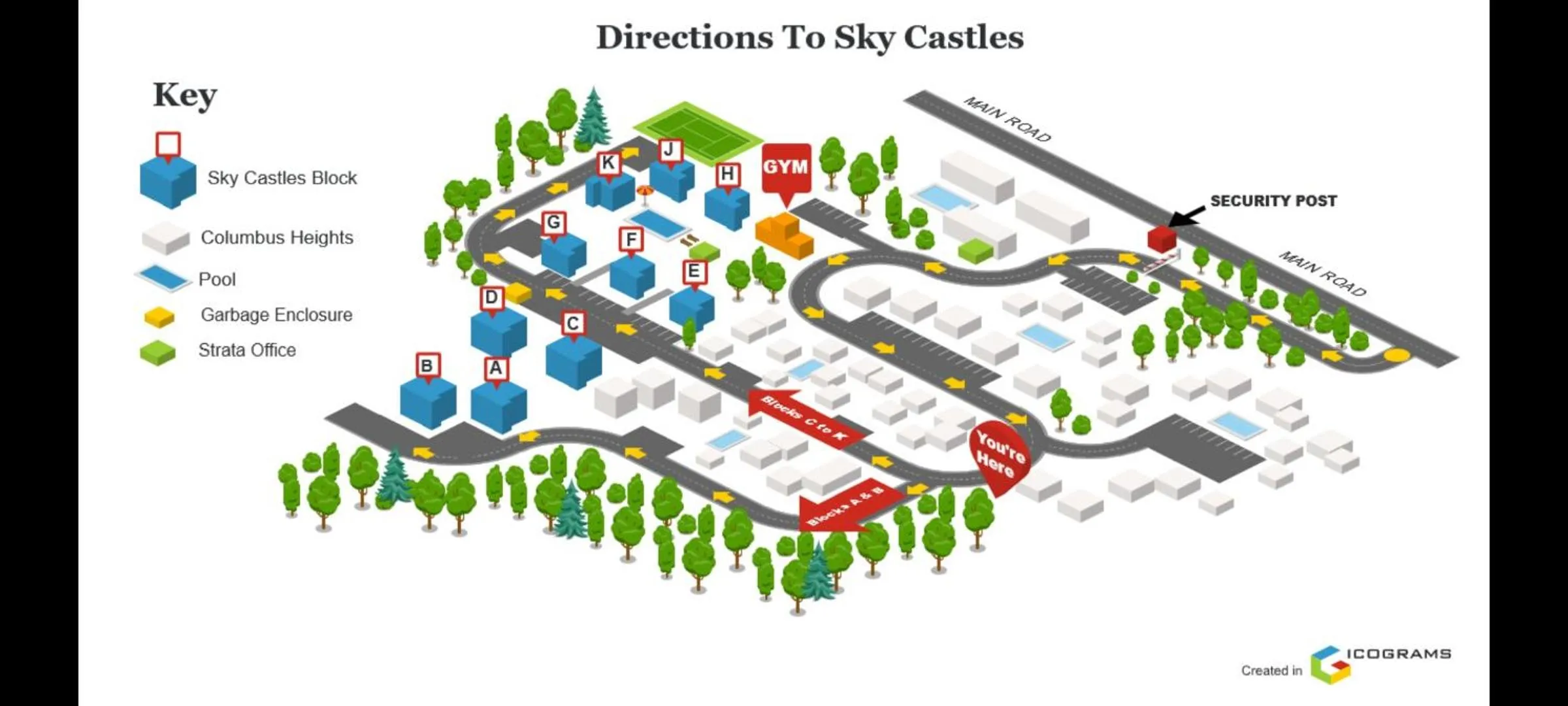 Text overlay in Elegant Condo Awesome View