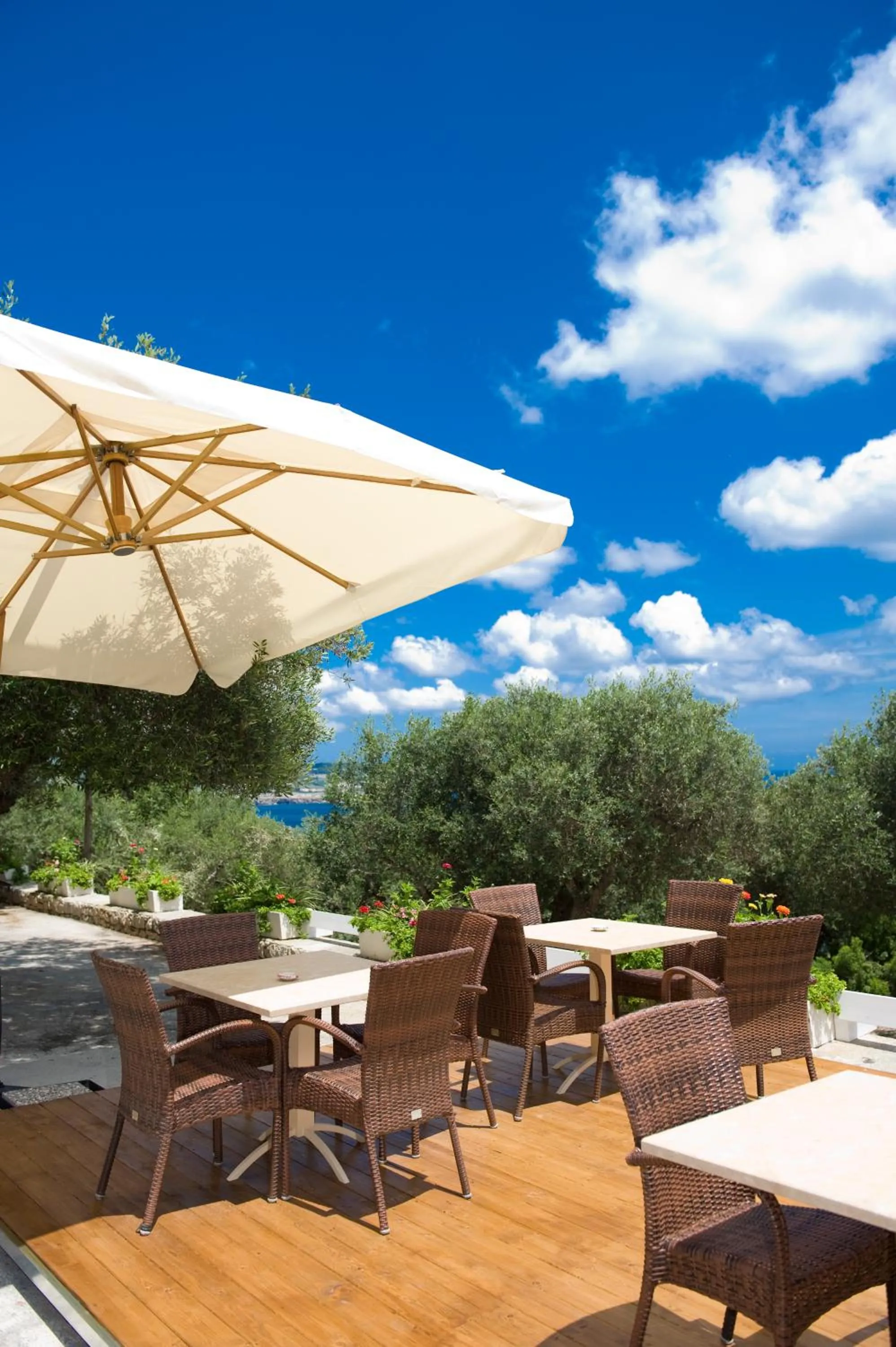 Patio in Hotel Orsa Maggiore