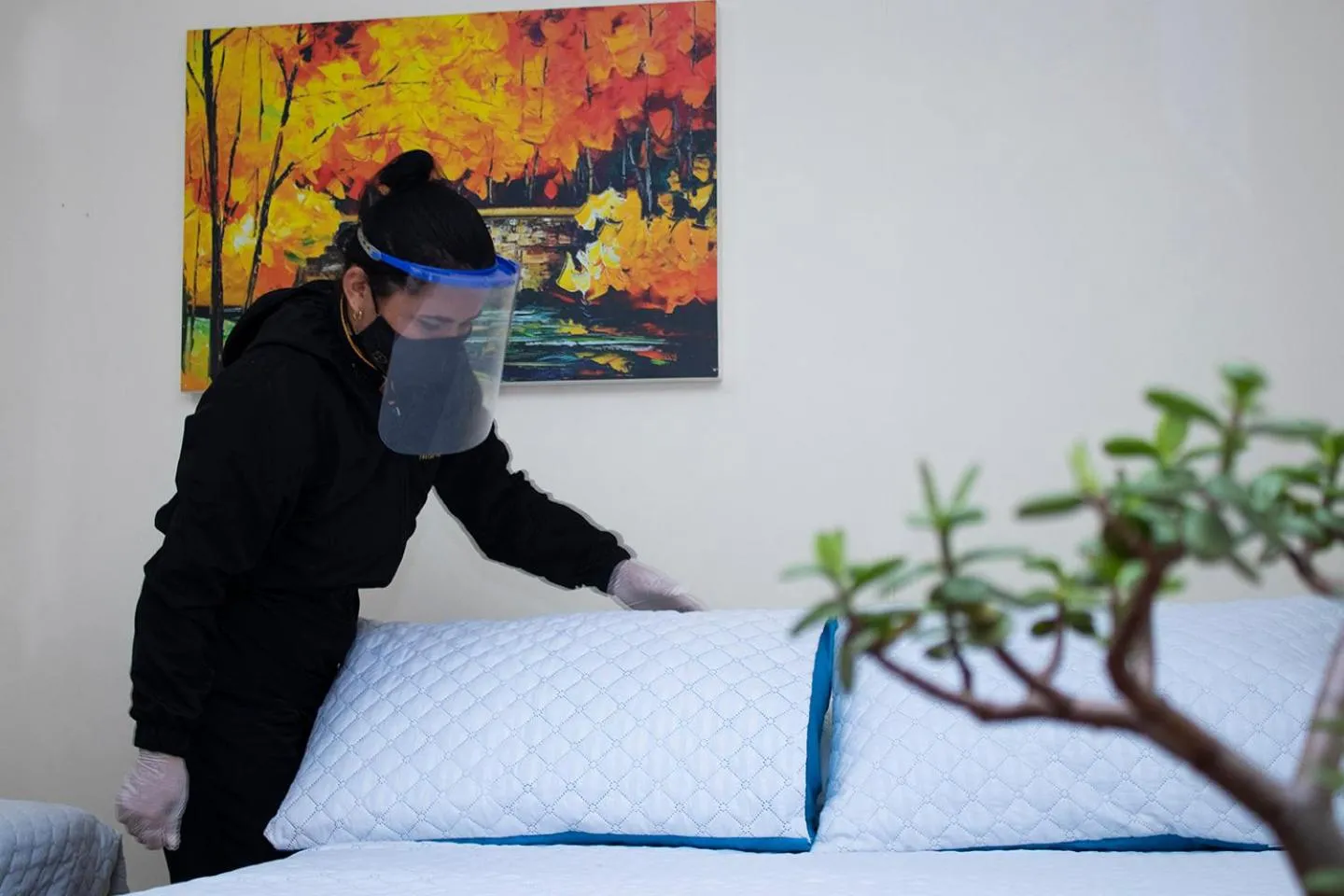 Staff, Bed in Hotel Valle de Pubenza