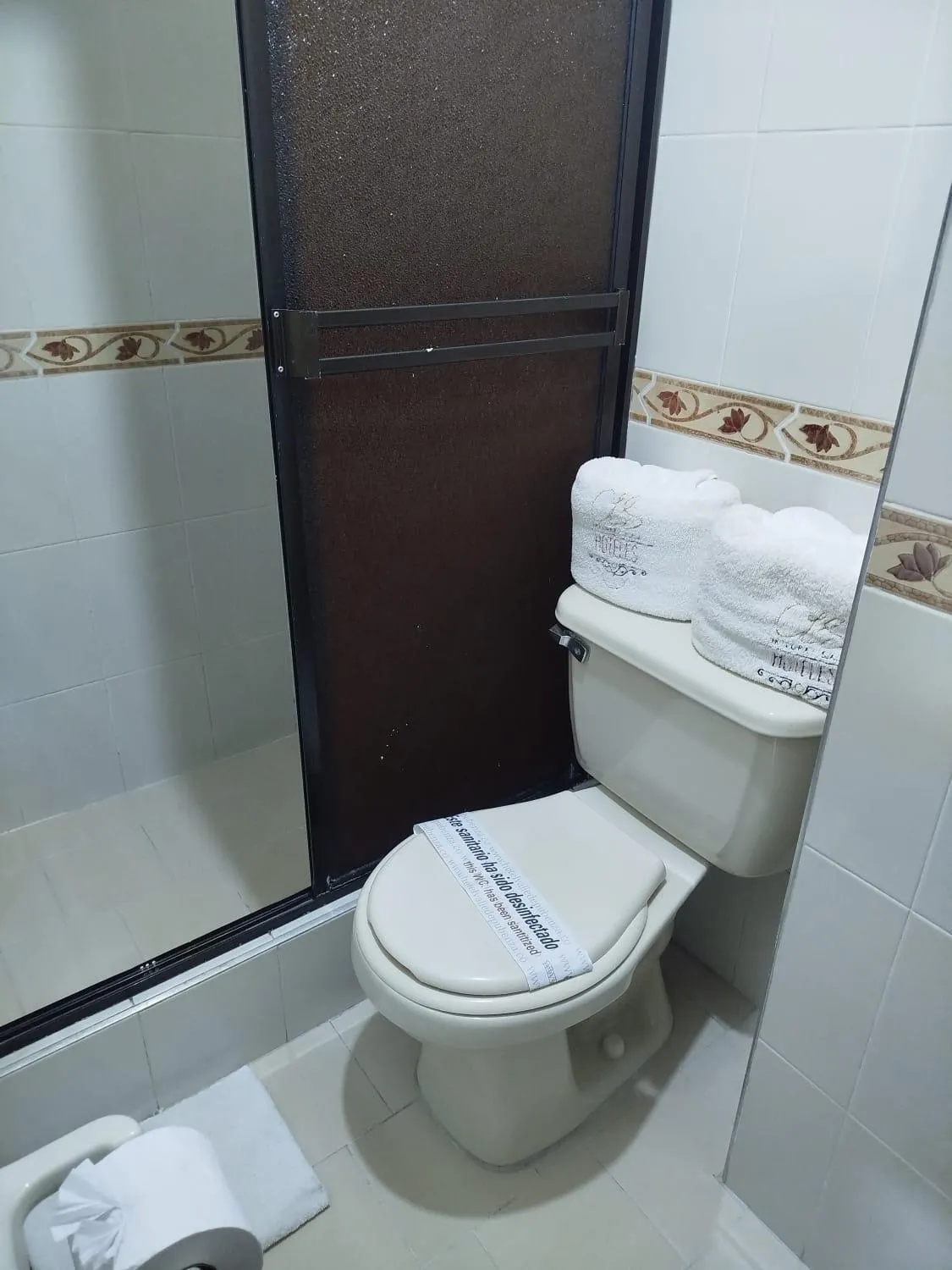 Bathroom in Hotel Valle de Pubenza