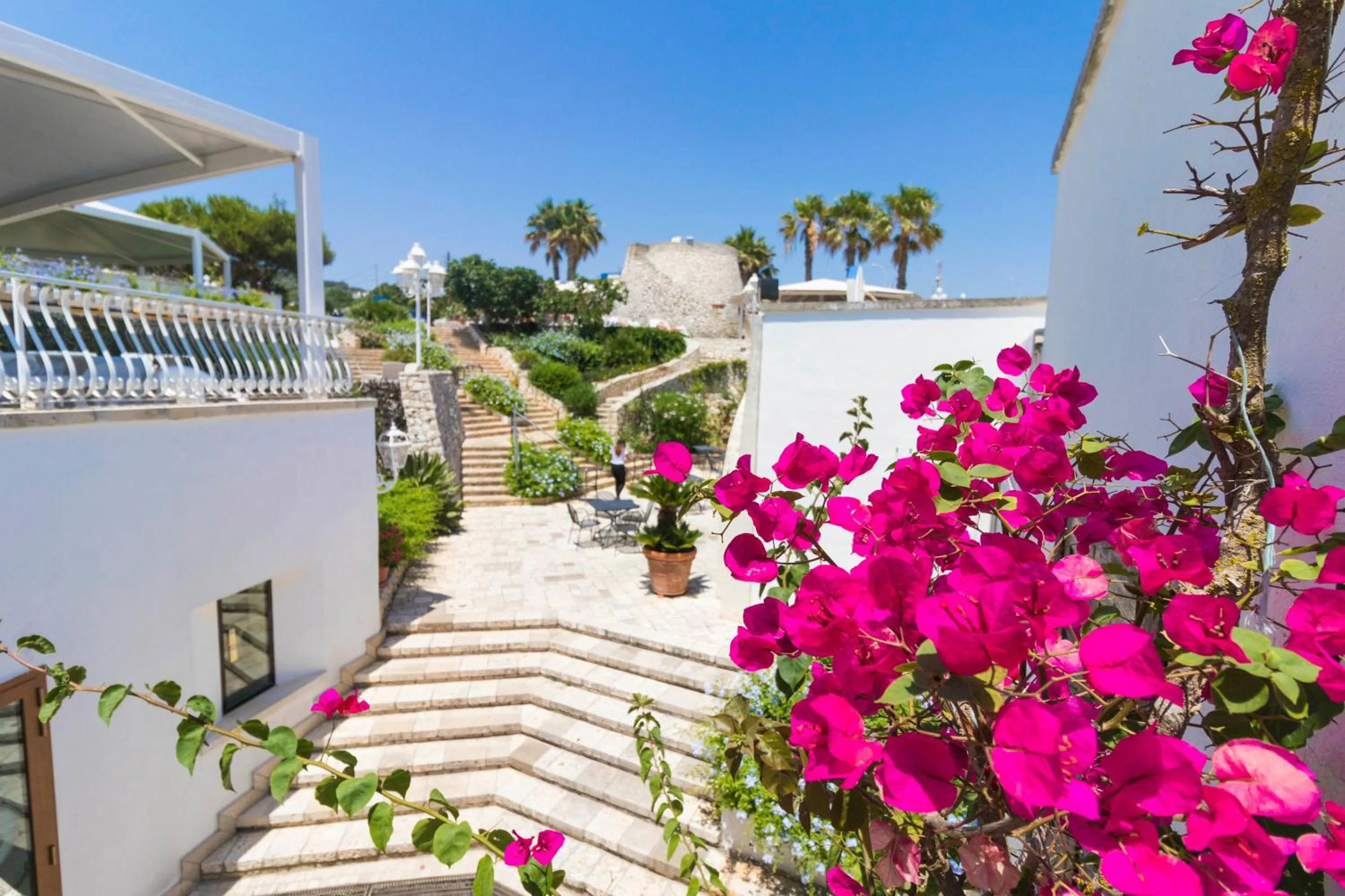 Garden view in Hotel Ristorante Panoramico